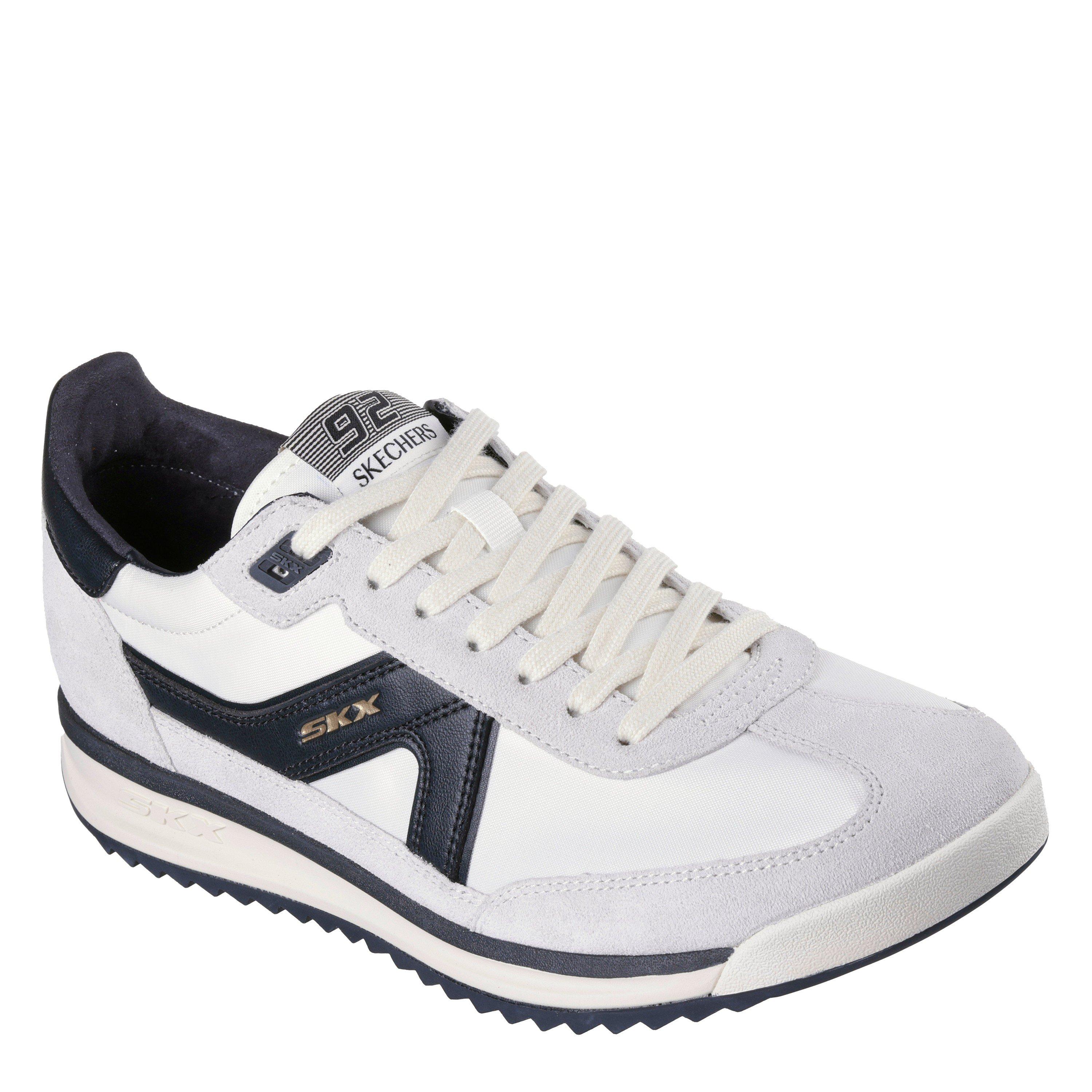 Bijelo/Crno - Skechers - Men's Casual Low-Top Trainers - 3