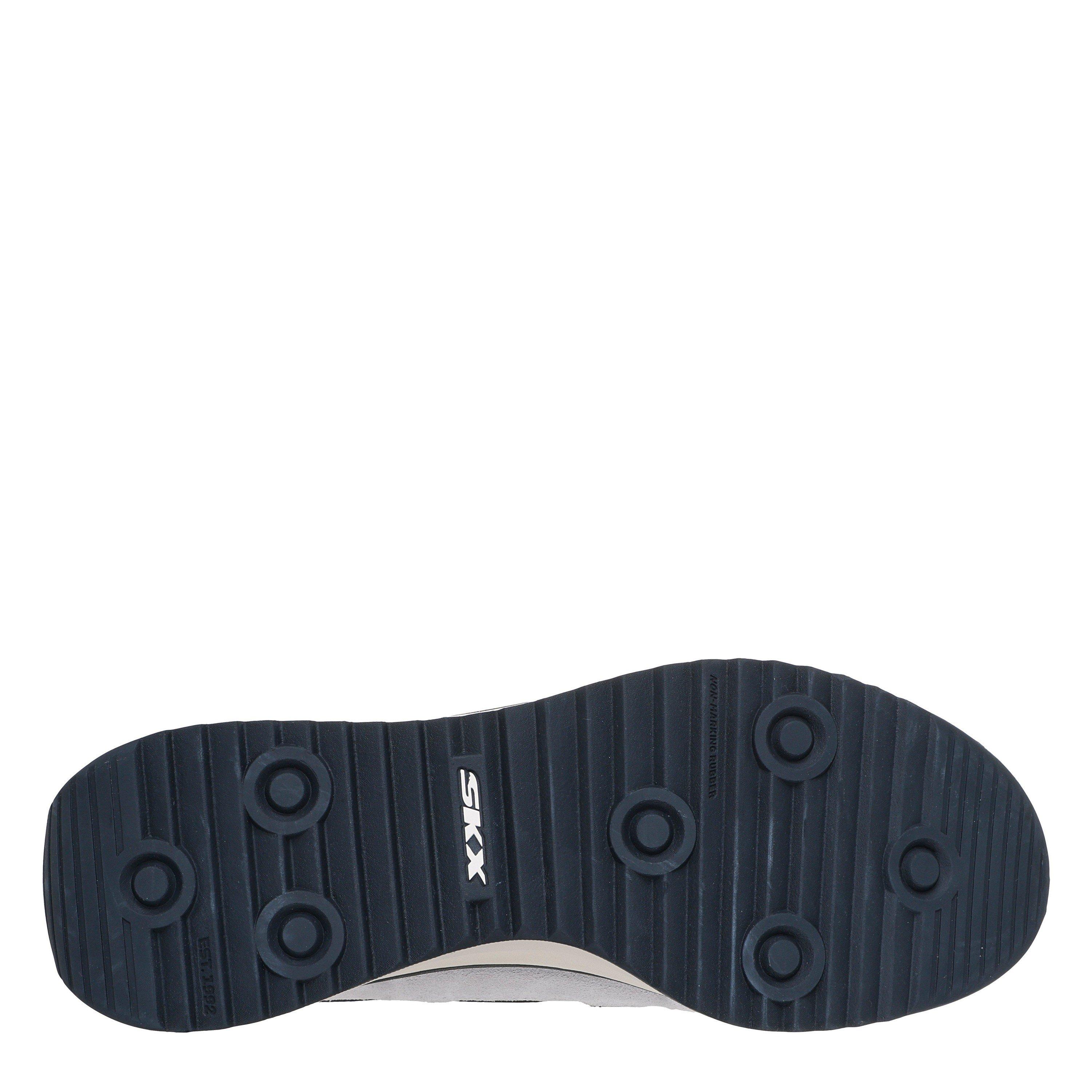 Bijelo/Crno - Skechers - Men's Casual Low-Top Trainers - 5