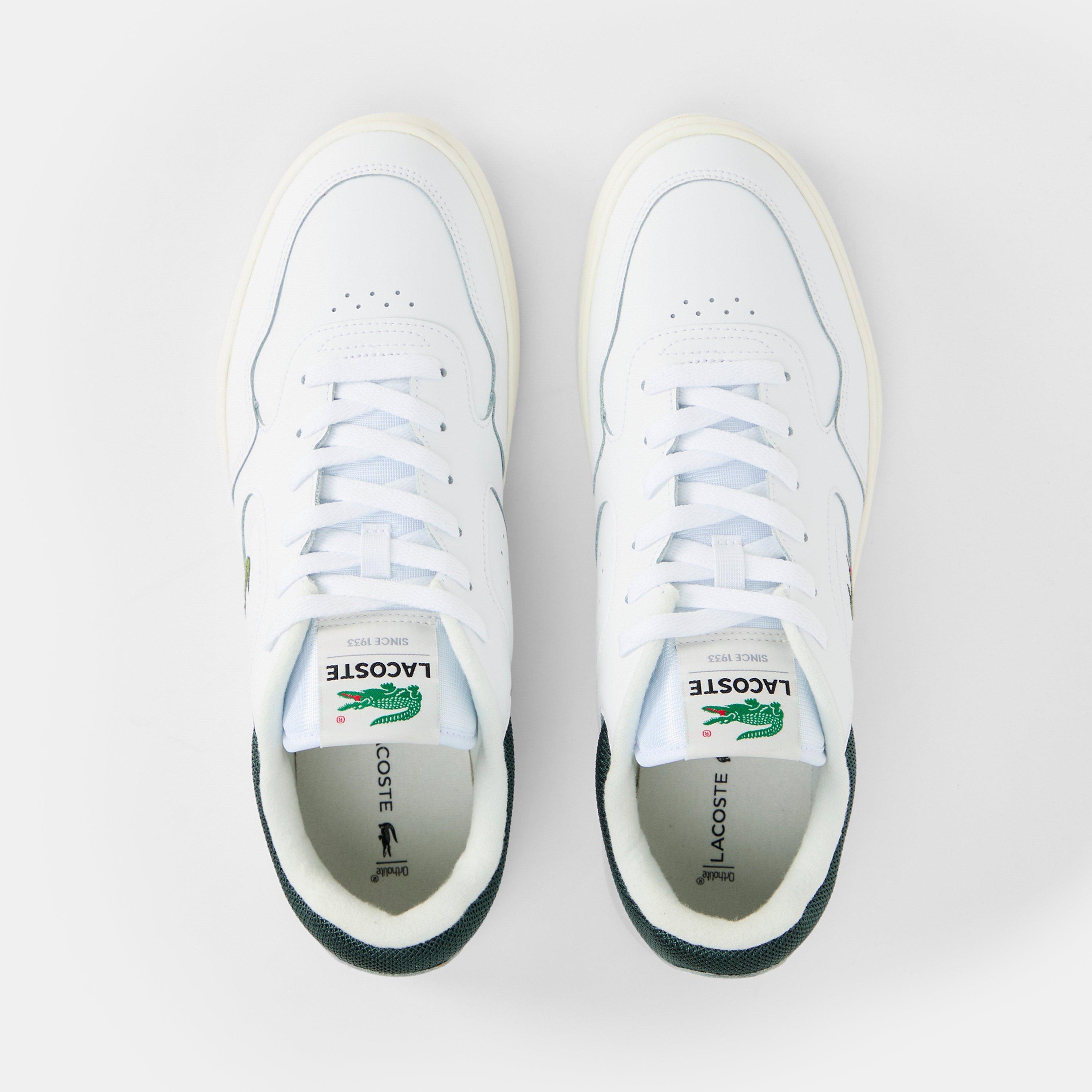 Wht/Dk Grn - Lacoste - Lineset Casual Low-Top Trainers - 4