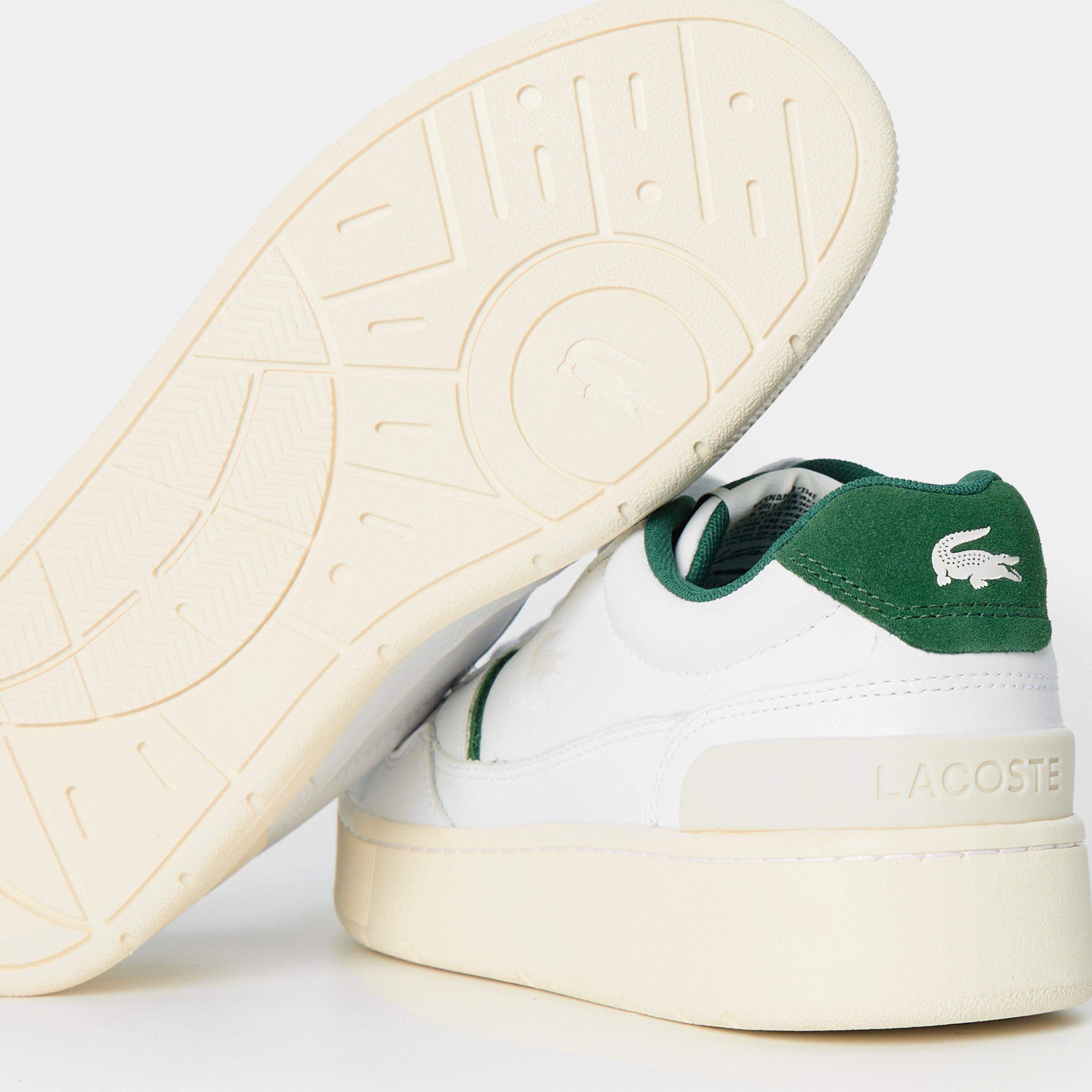 Wht/Grn - Lacoste - Aceclip Casual Low-Top Trainers - 3