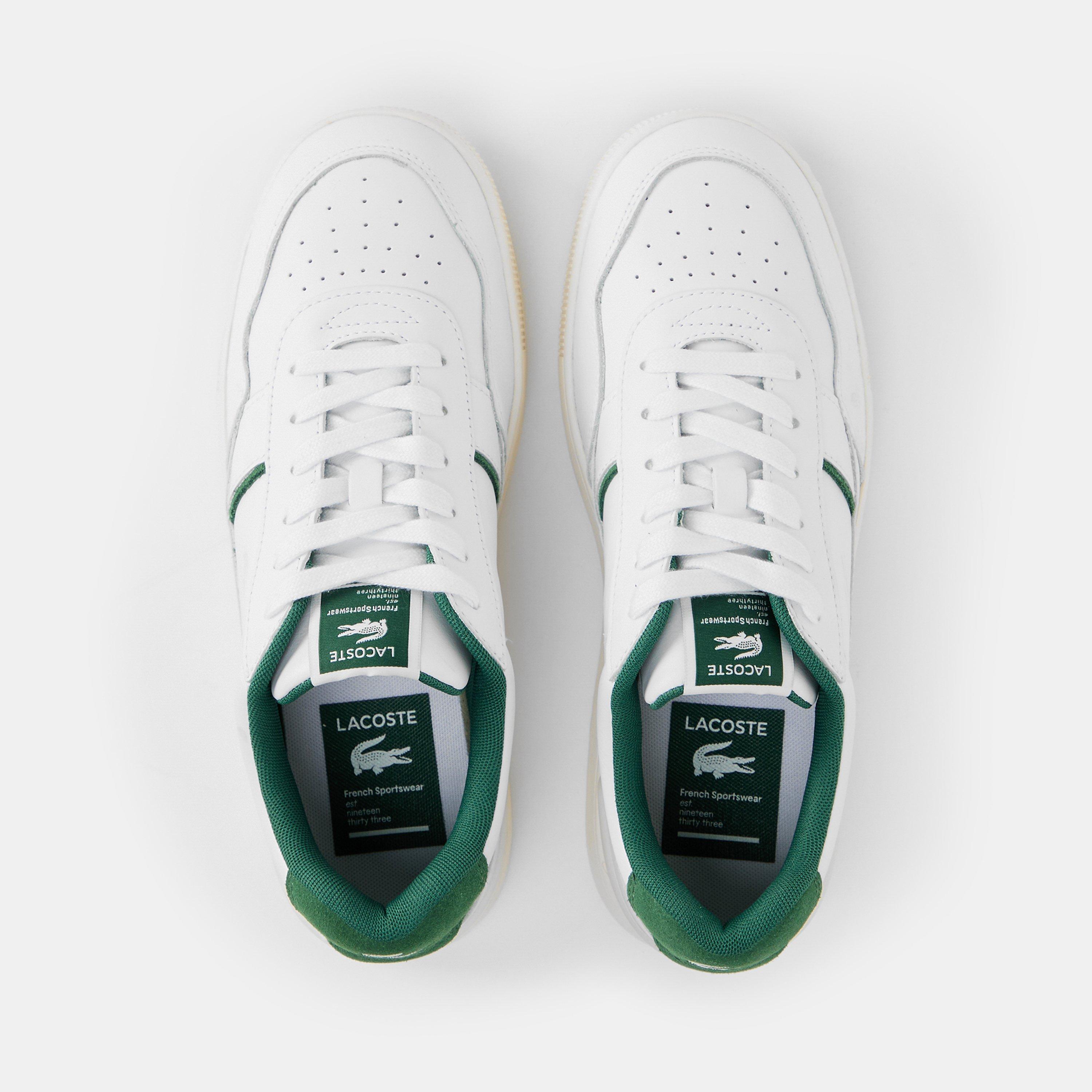 Wht/Grn - Lacoste - Aceclip Casual Low-Top Trainers - 4