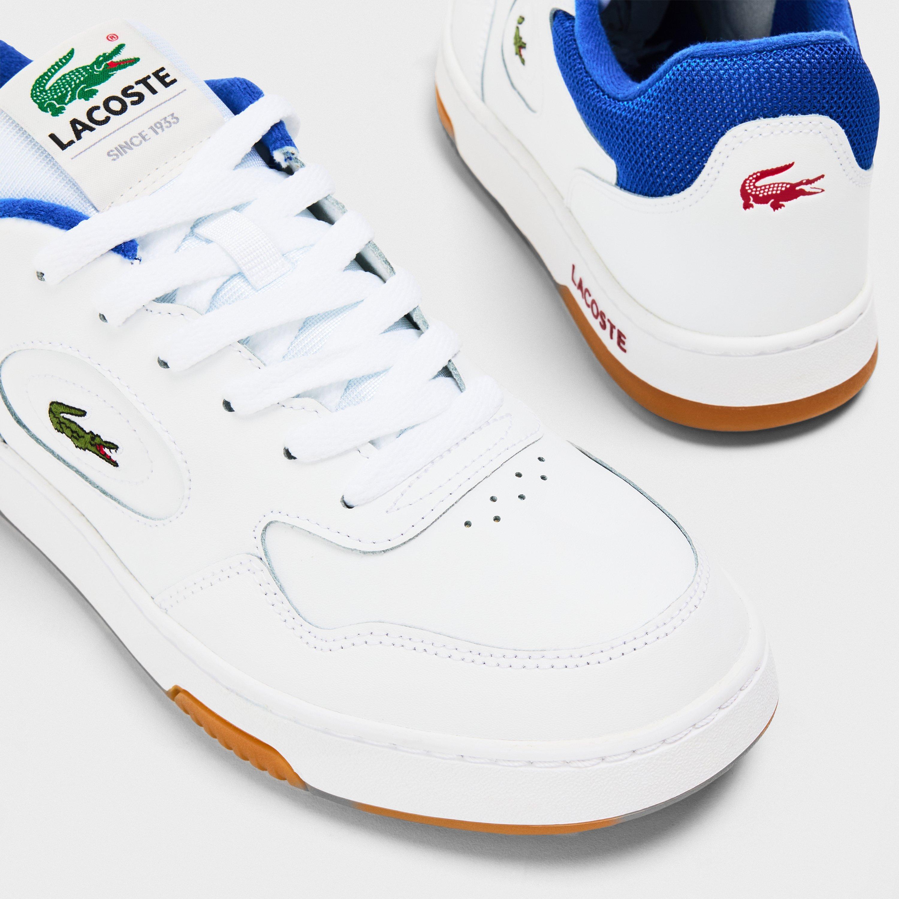Wht/Red/Blu - Lacoste - Lineset Casual Low-Top Trainers - 3