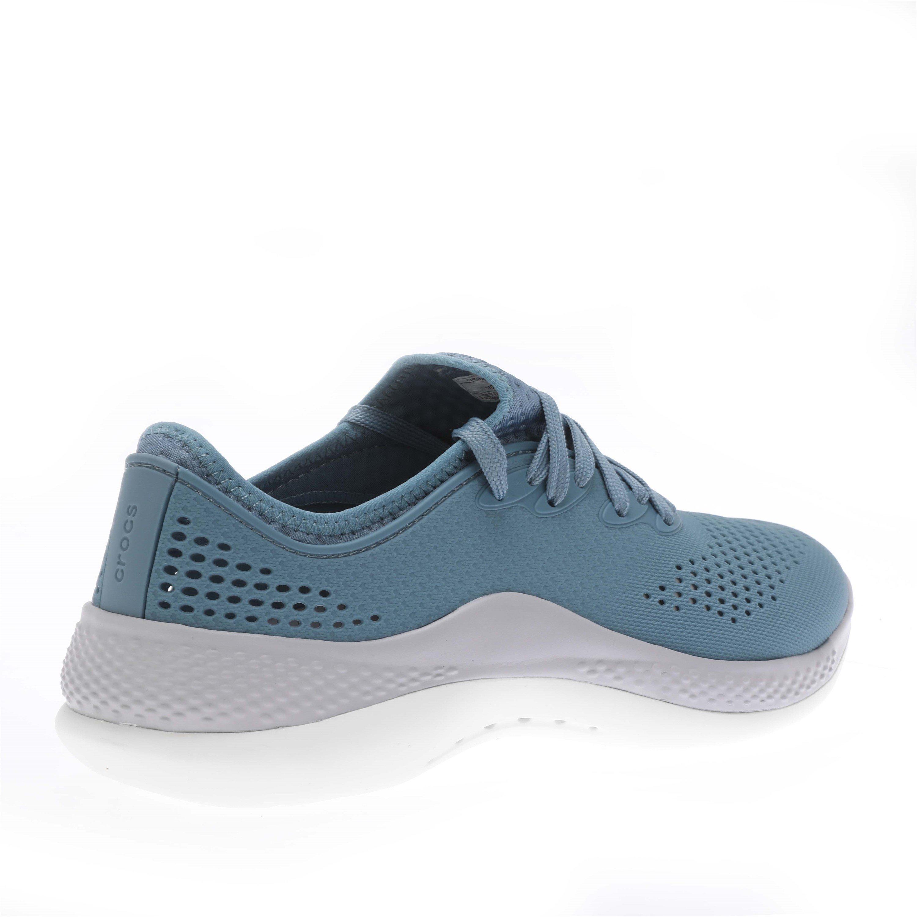 Blue Steel - Crocs - Men's LiteRide Pacer Casual Low-Top Trainers - 3