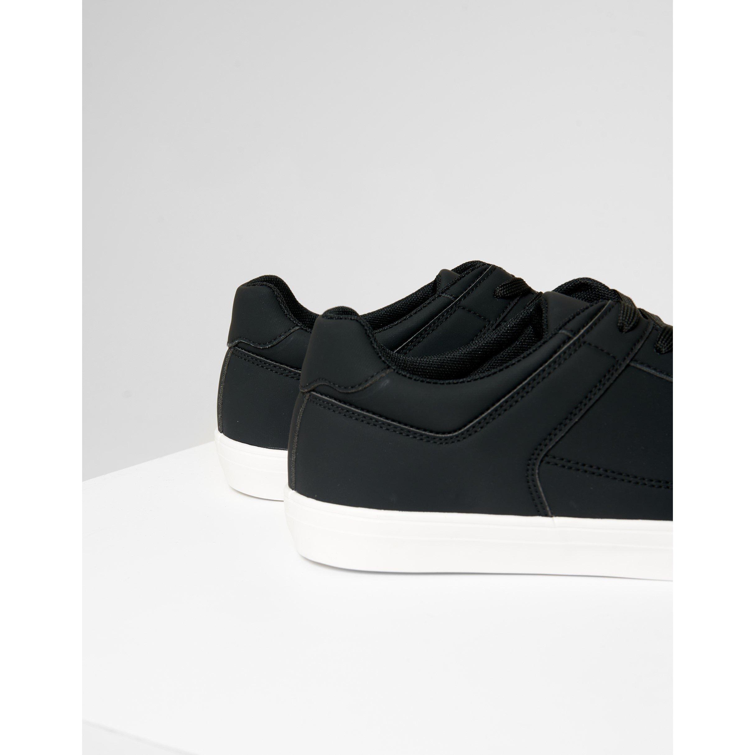 Black - Threadbare - Austin Casual Low-Top Trainers - 4