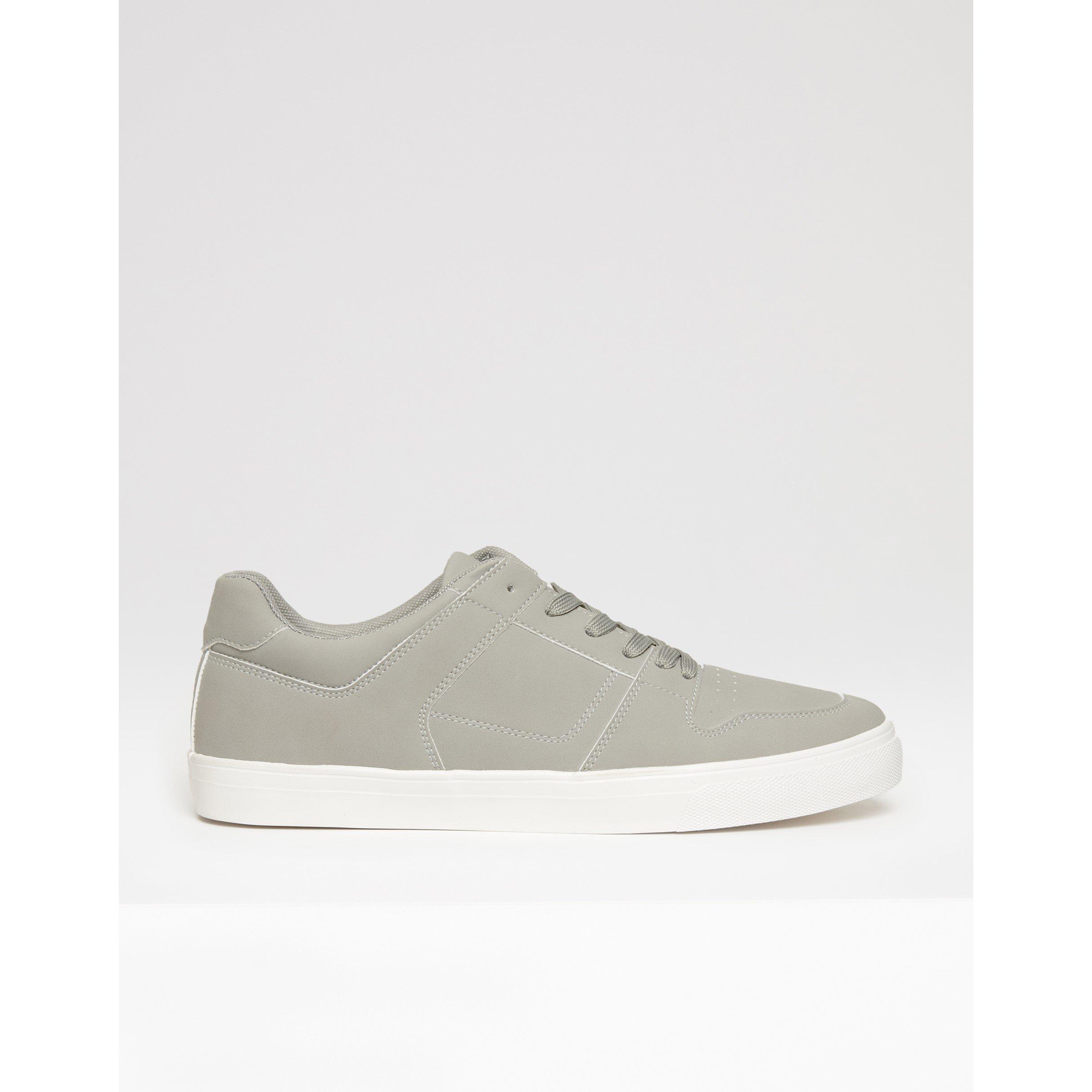 Threadbare Men's Austin Casual Low-Top Trainers - Stone - 8 (42)