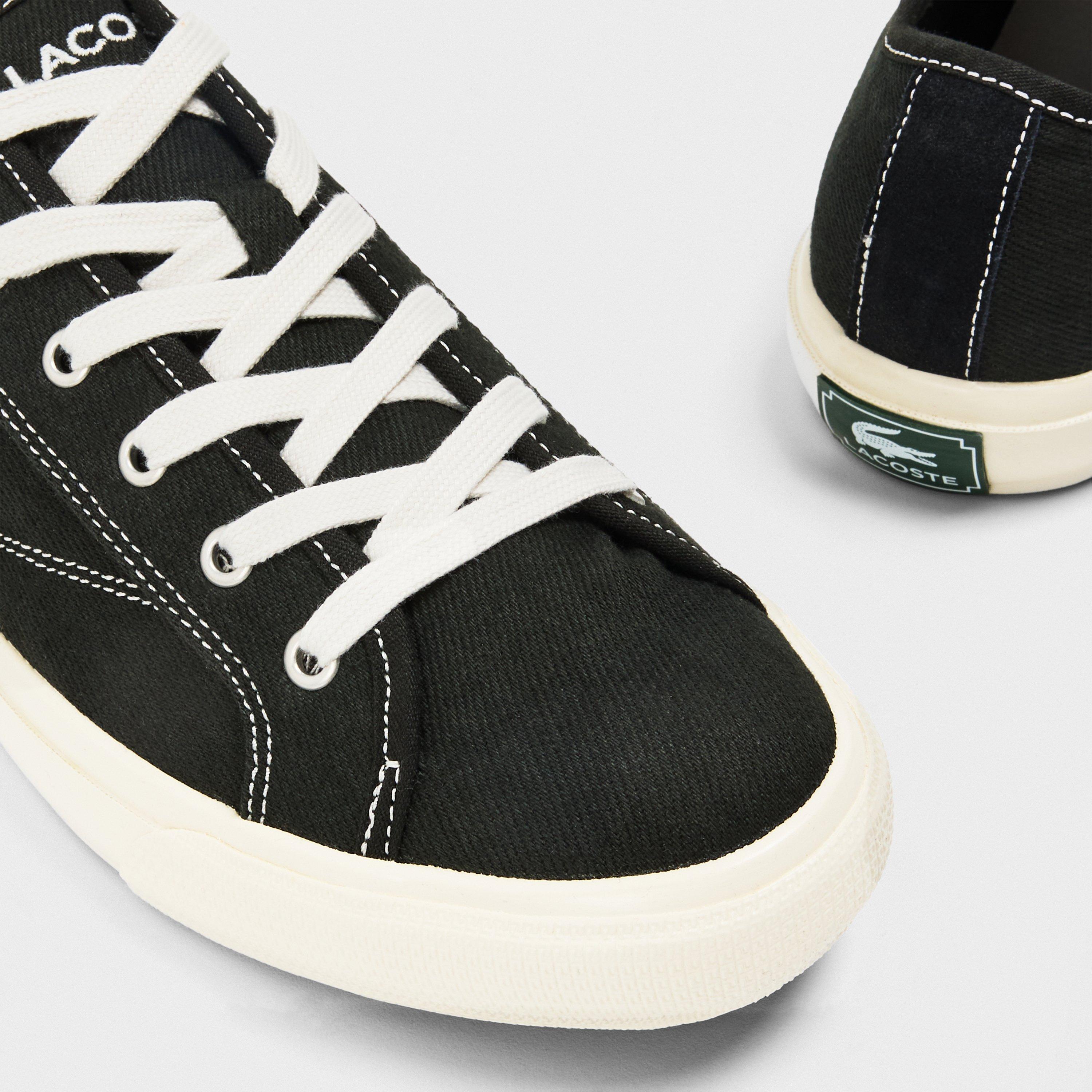 Blk/Off Wht - Lacoste - Casual Low-Top Trainers - 3