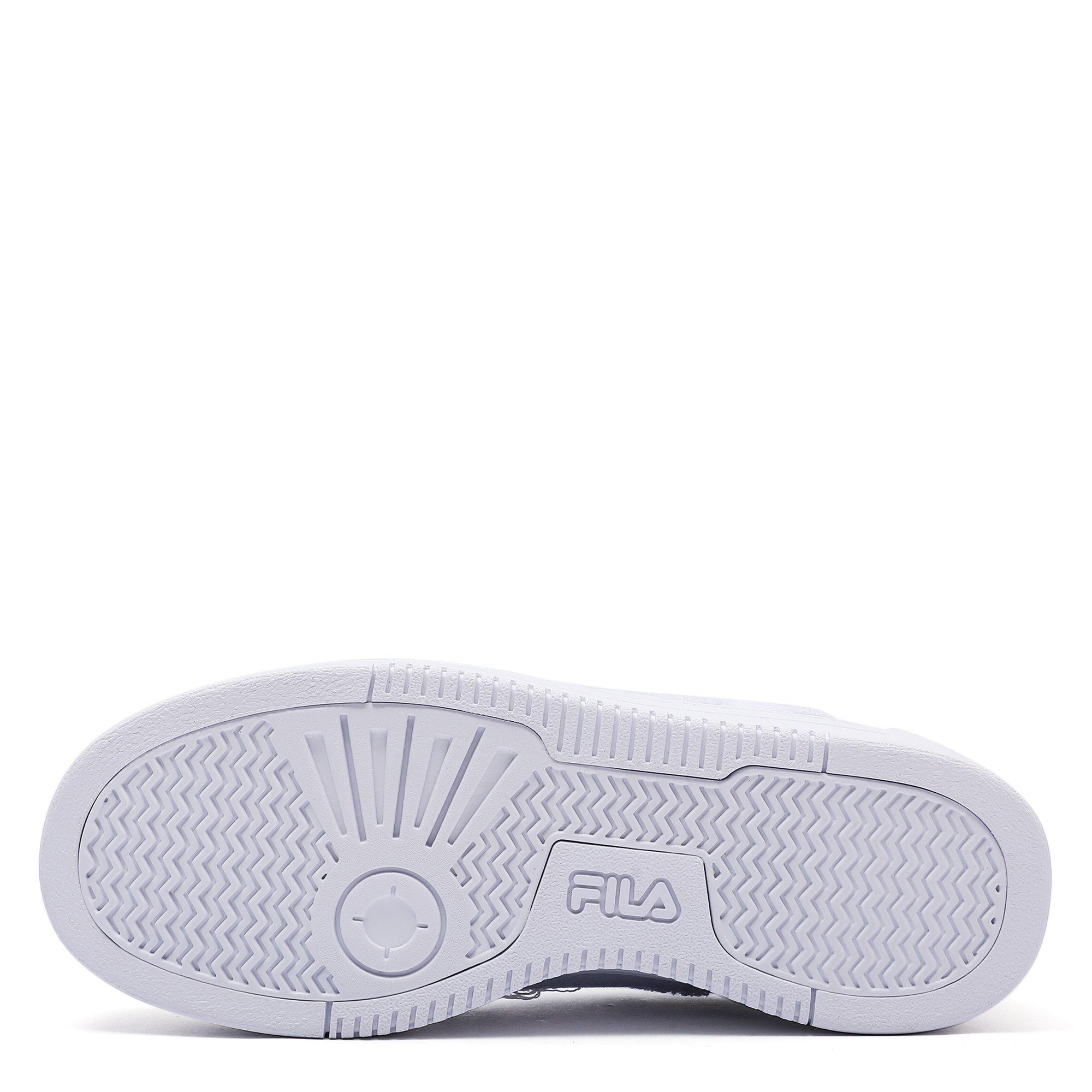 Wht/Wht/Wht - Fila - Court Ball White Denim Womens Platform Shoes - 4