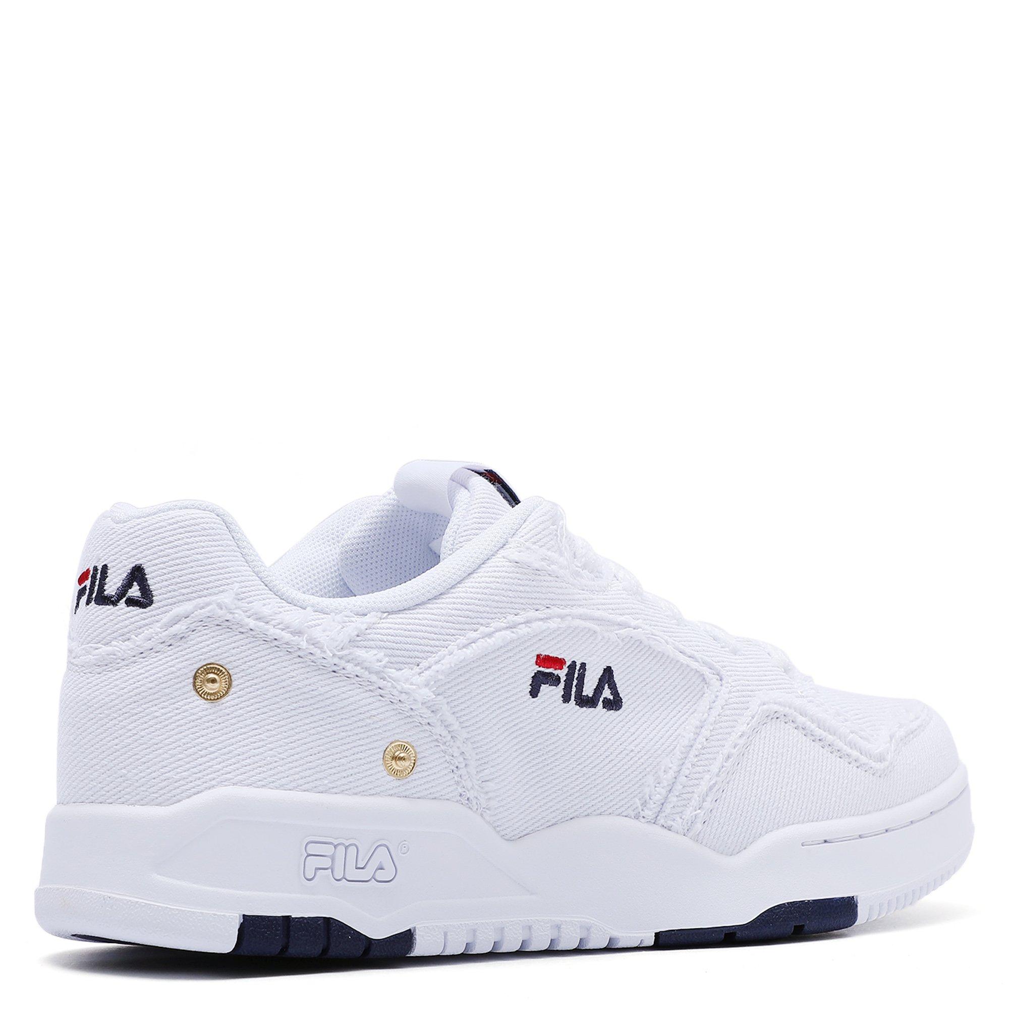 Wht/Wht/Wht - Fila - Match OG White Denim Adults Shoes - 6