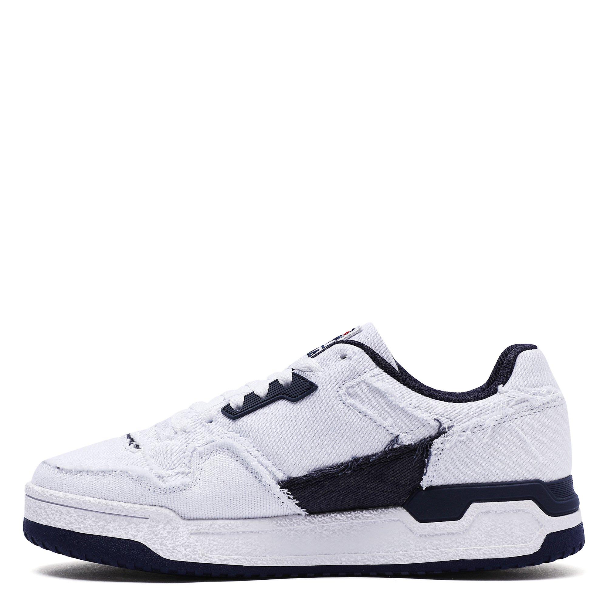 Wht/Blue/Wht - Fila - Targa White Denim Adults Shoes - 2