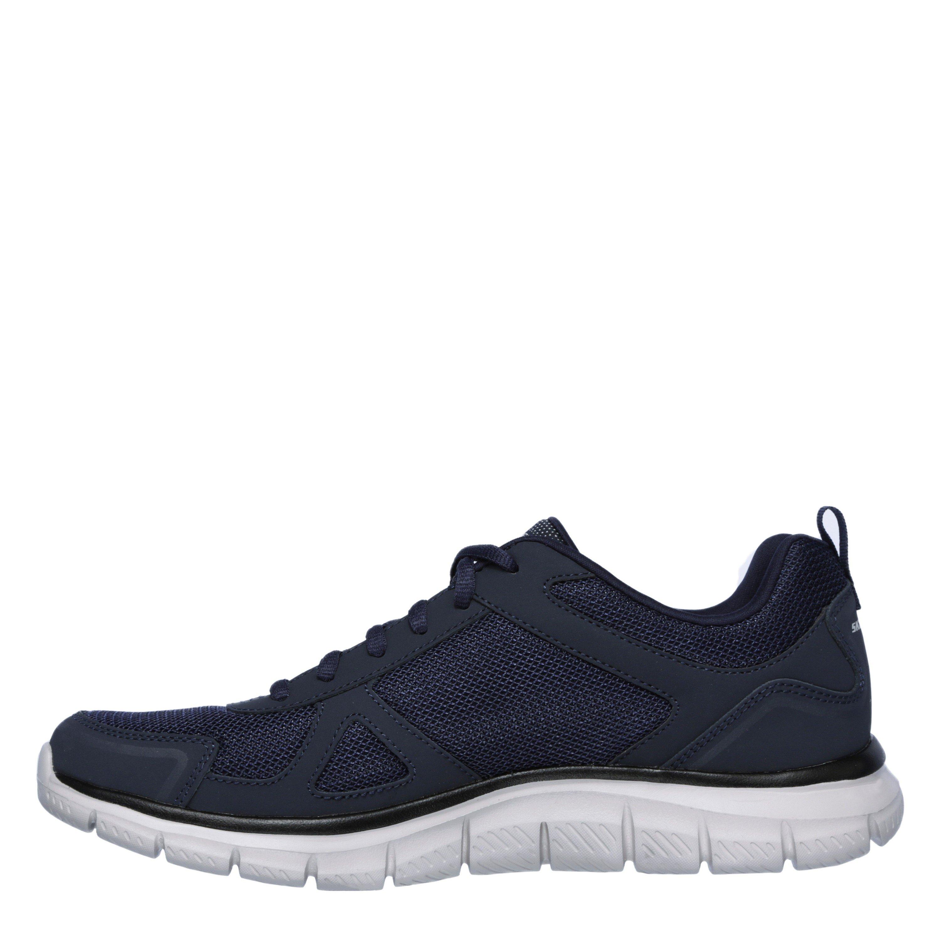 Navy - Skechers - Lace Up Jogger W Memory Foam Low-Top Trainers Mens - 2