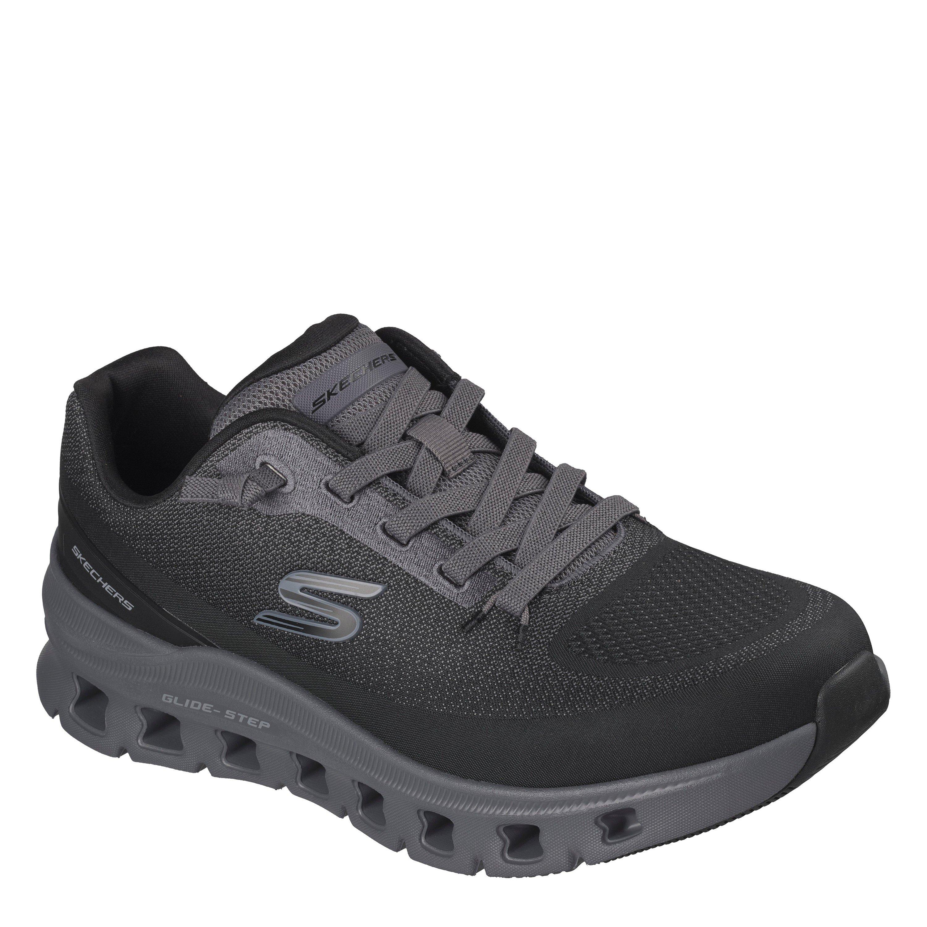 Black/Charcoal - Skechers - Men's Casual Low-Top Trainers - 3