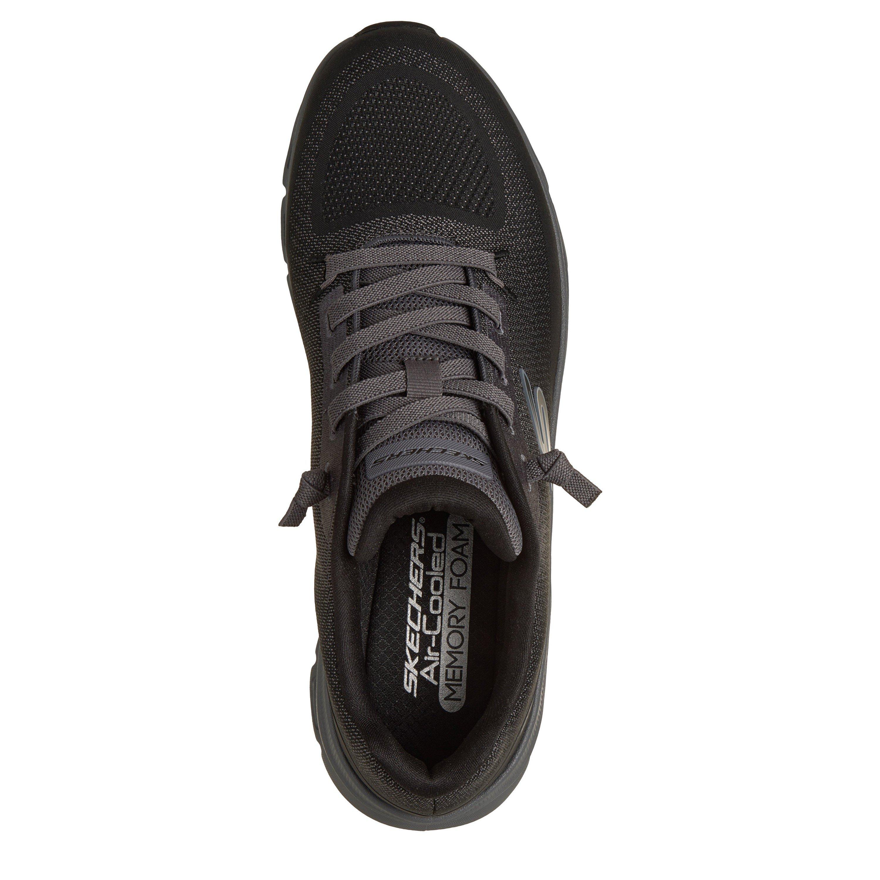 Black/Charcoal - Skechers - Men's Casual Low-Top Trainers - 4