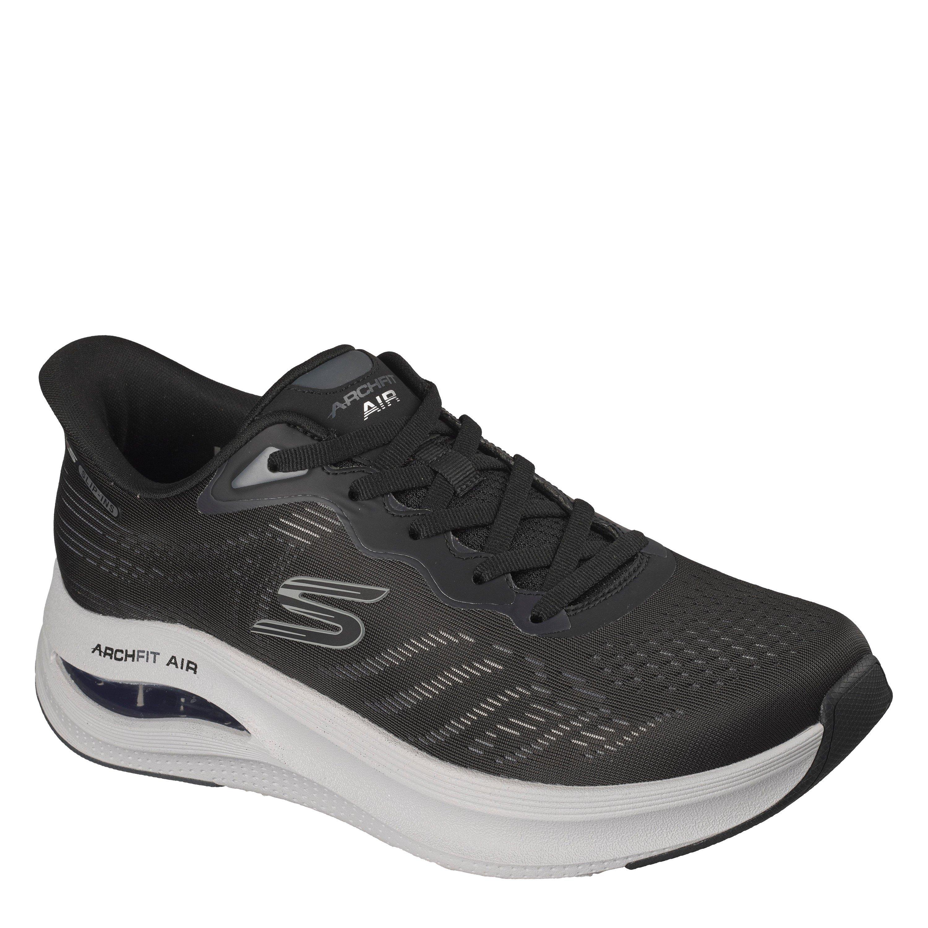 Black/Grey - Skechers - Men's Casual Low-Top Trainers - 3