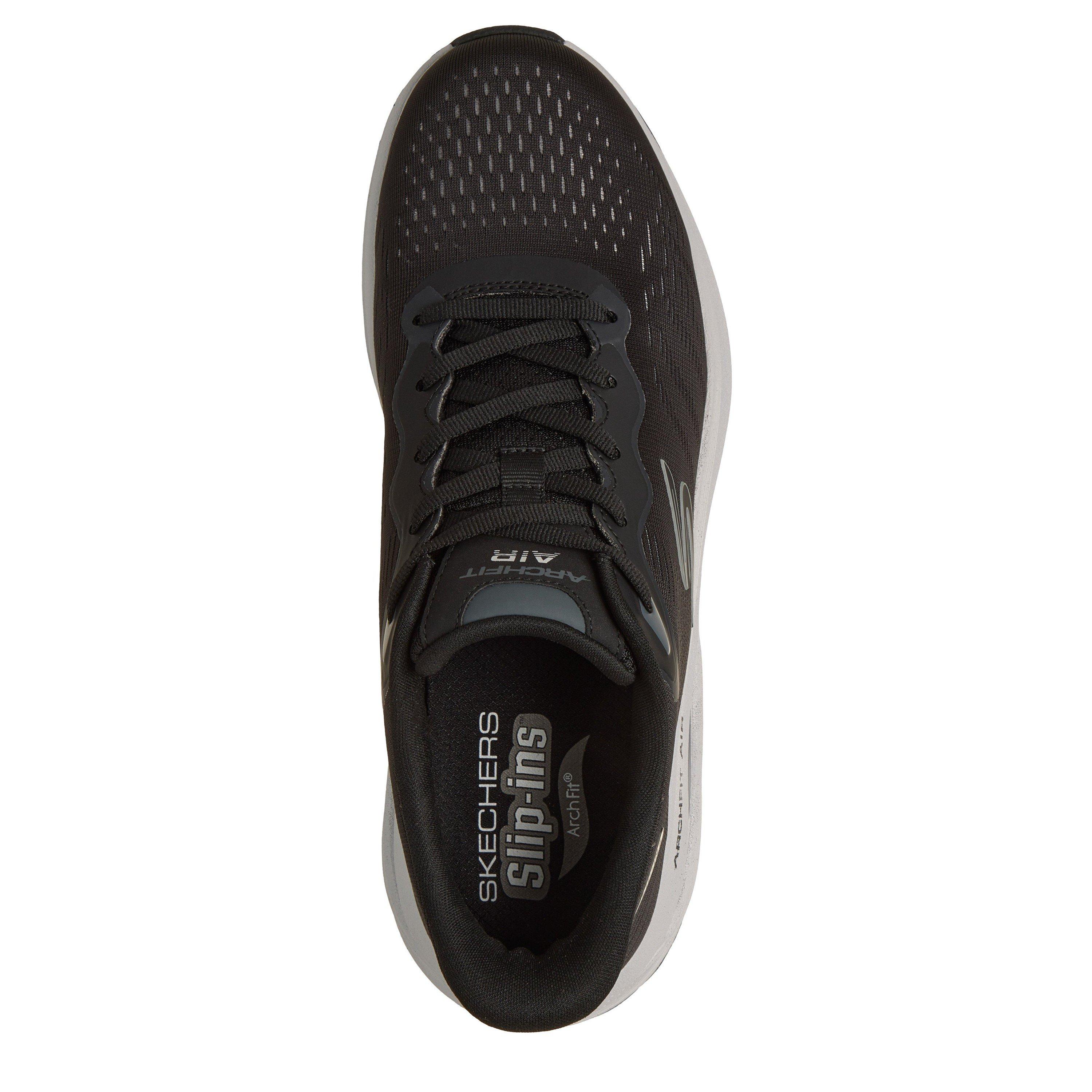 Black/Grey - Skechers - Men's Casual Low-Top Trainers - 4