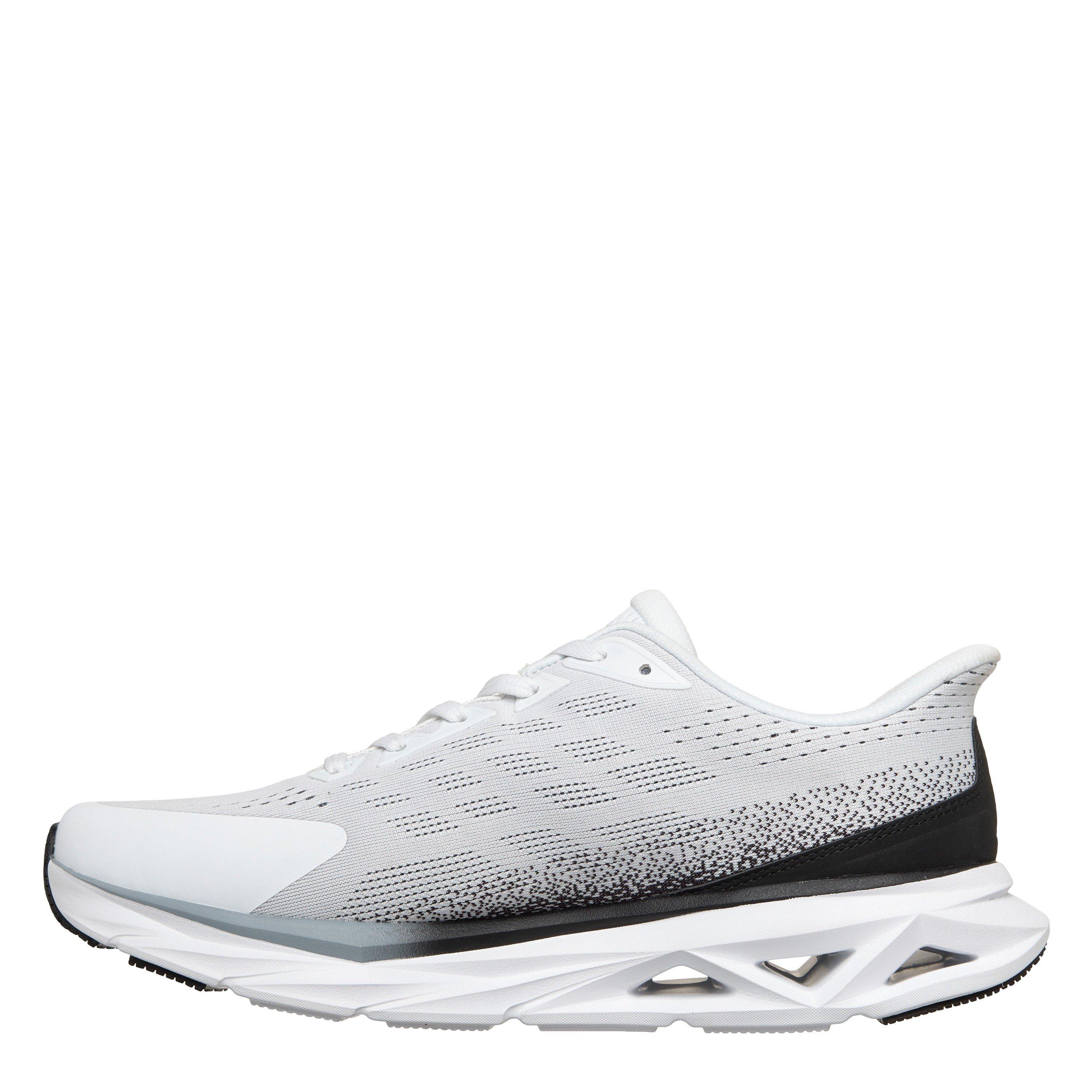 White/Black - Skechers - Men's Casual Low-Top Trainers - 2