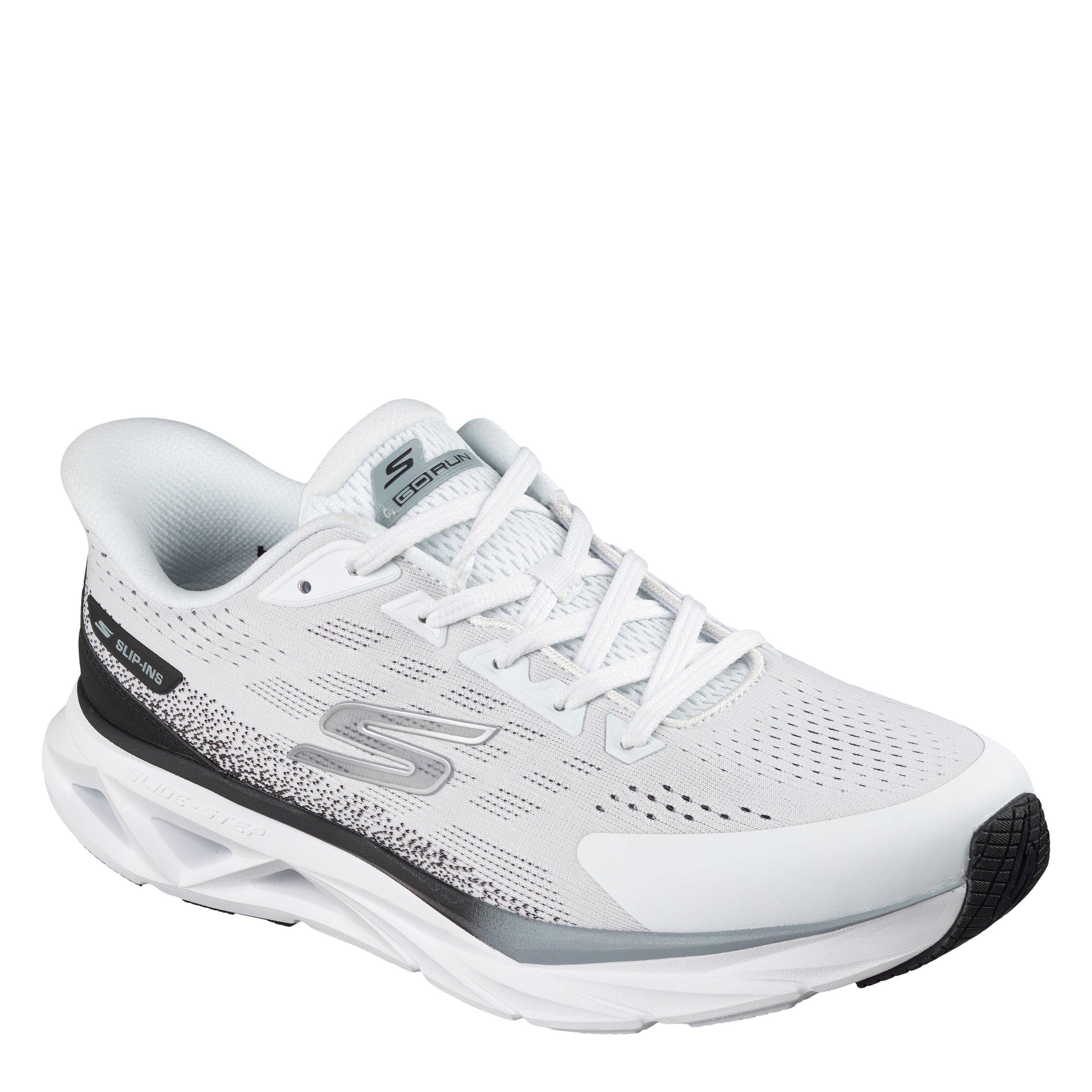 White/Black - Skechers - Men's Casual Low-Top Trainers - 3