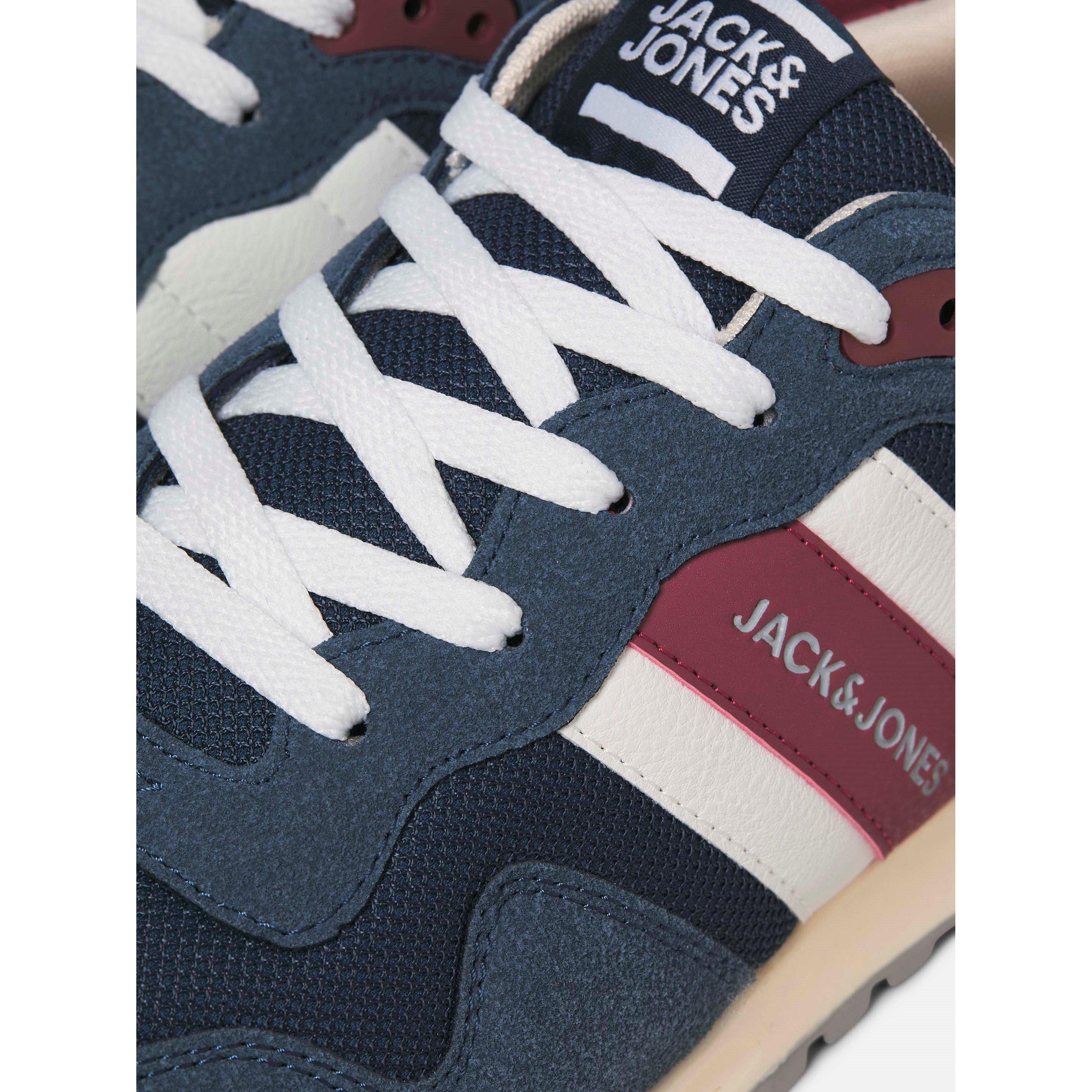 Majolika-Blau - Jack and Jones - Stellar Mesh Majolica Trainers Mens - 3