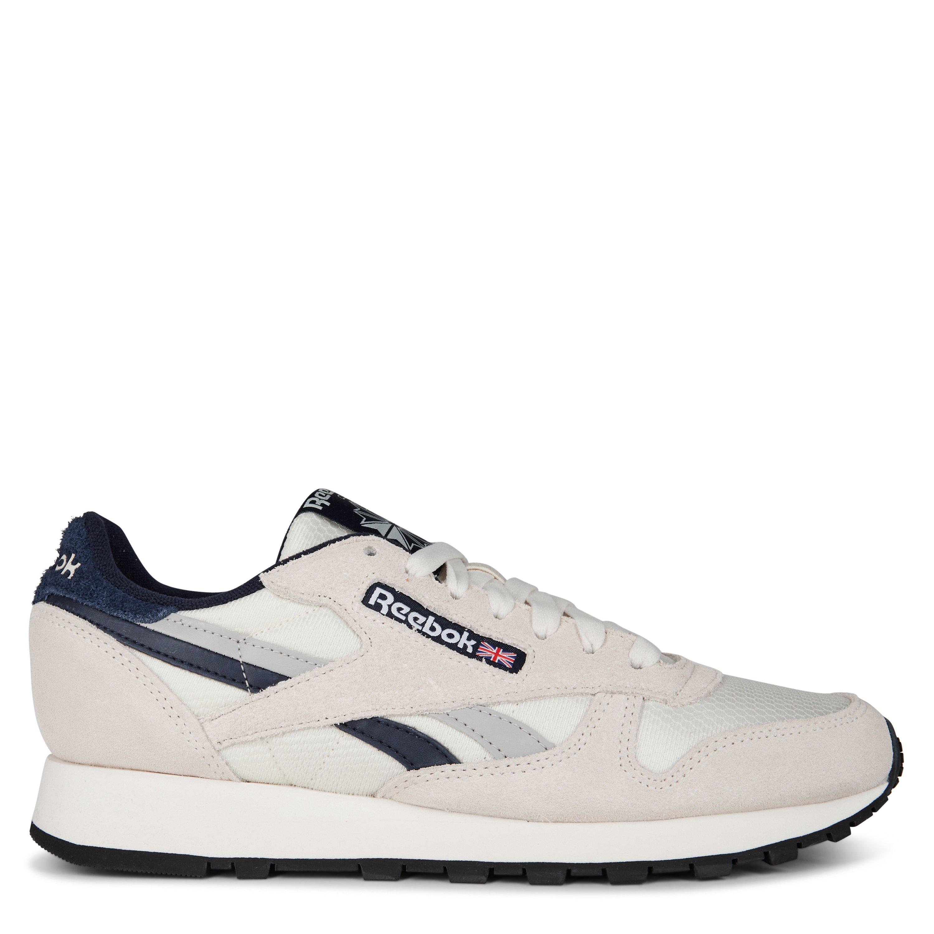 Reebok Men's Classic Leather Low-Top Trainers - Chalk/Vecnav - 7 (40.5)