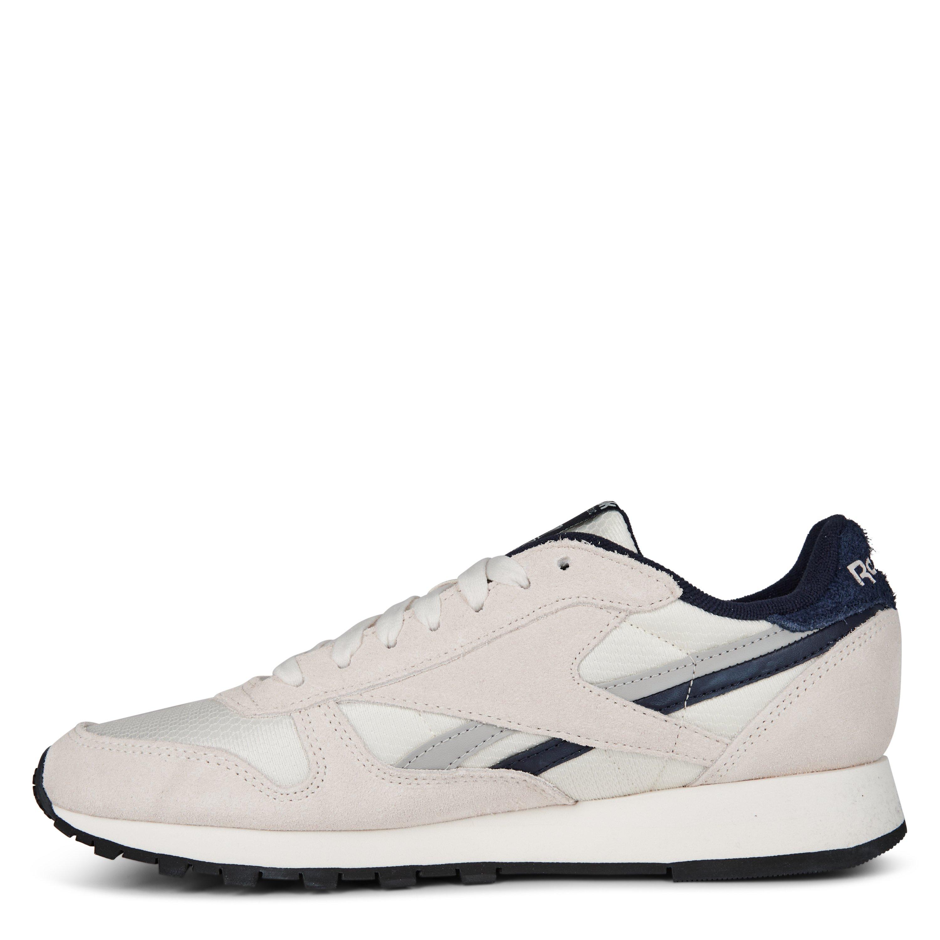 Chalk/Vecnav - Reebok - Men's Classic Leather Low-Top Trainers - 3