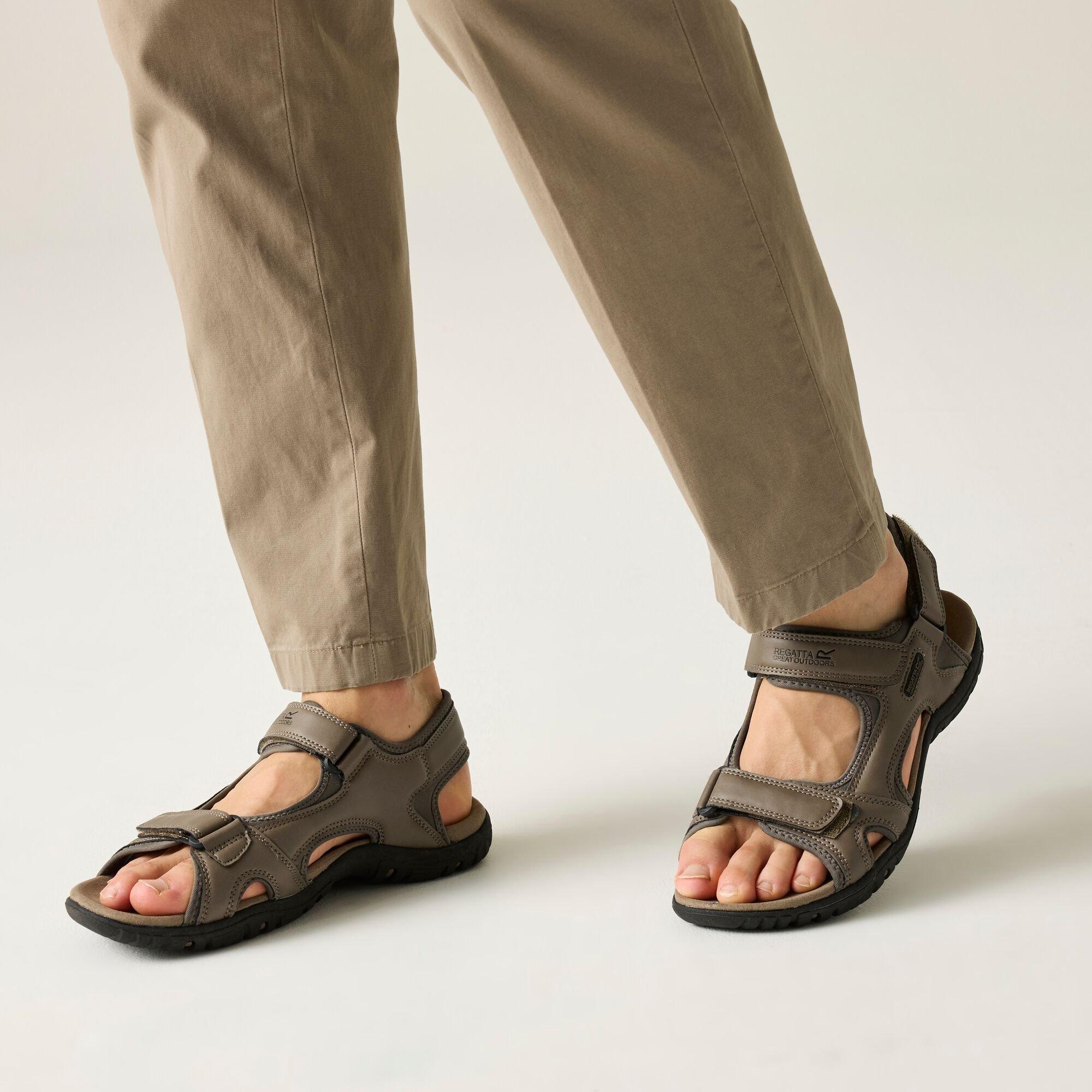 Regatta Men's Haris Sandals - Walnt/Treetp - 6.5 (40)