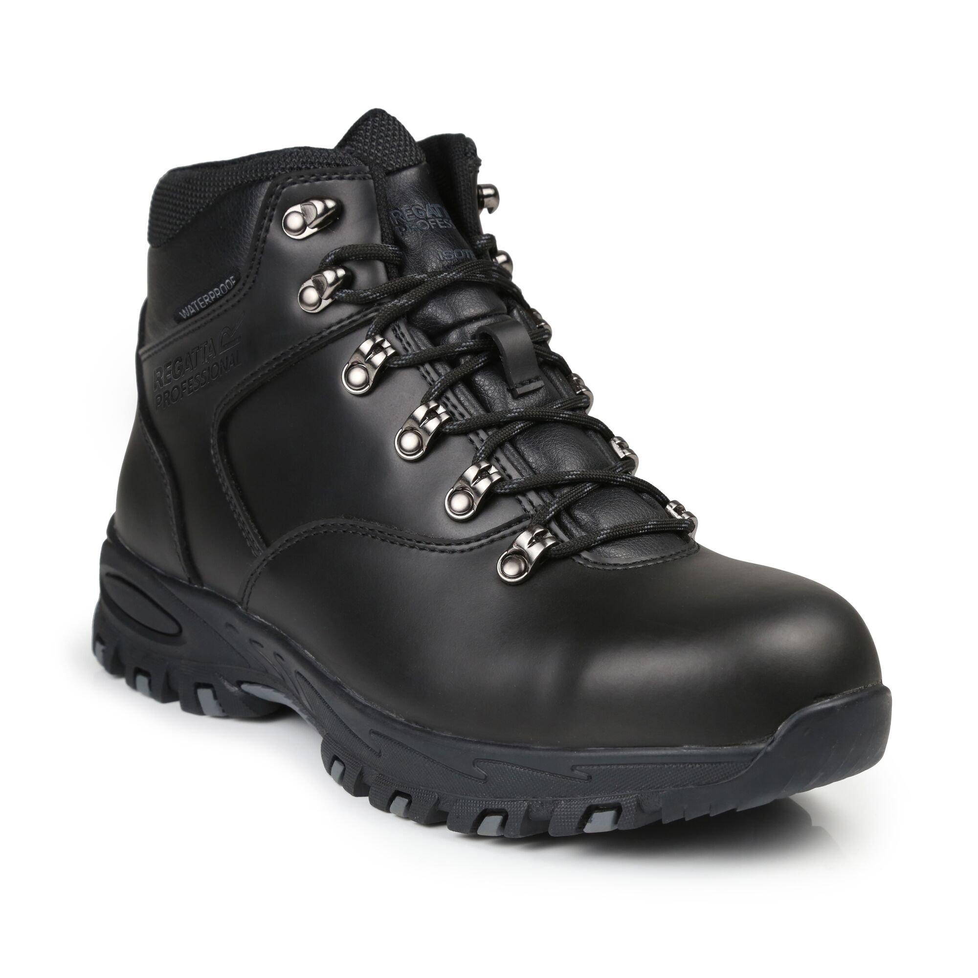 Black - Regatta - Gritstone Waterproof Steel Toe Cap Safety Work Boo