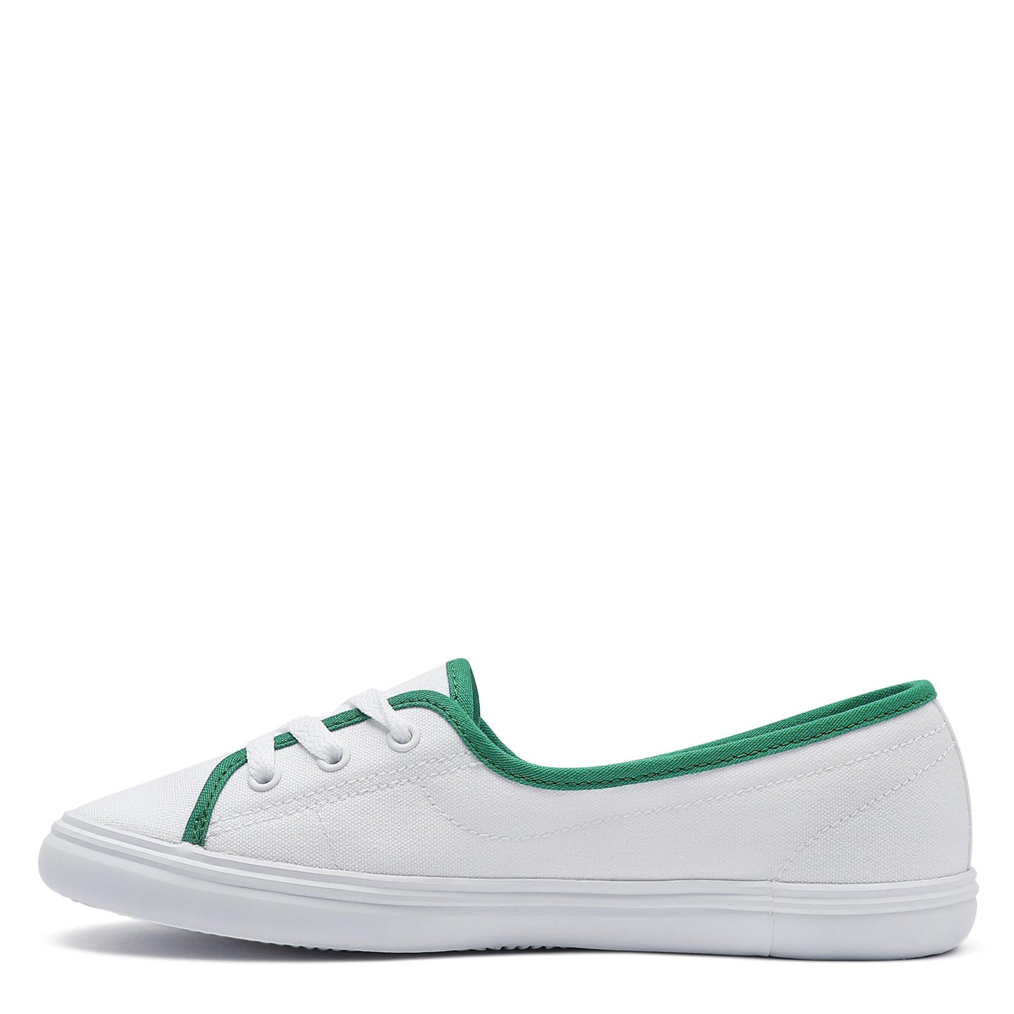 WHT/DK GRN - Lacoste - Trainers - 2