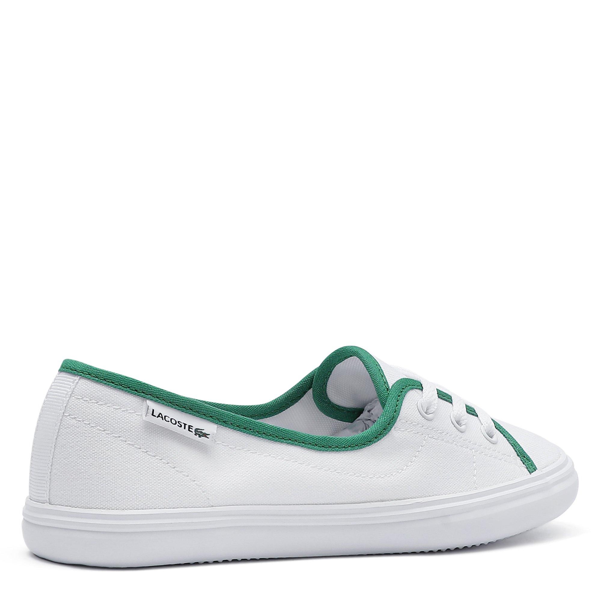WHT/DK GRN - Lacoste - Trainers - 6