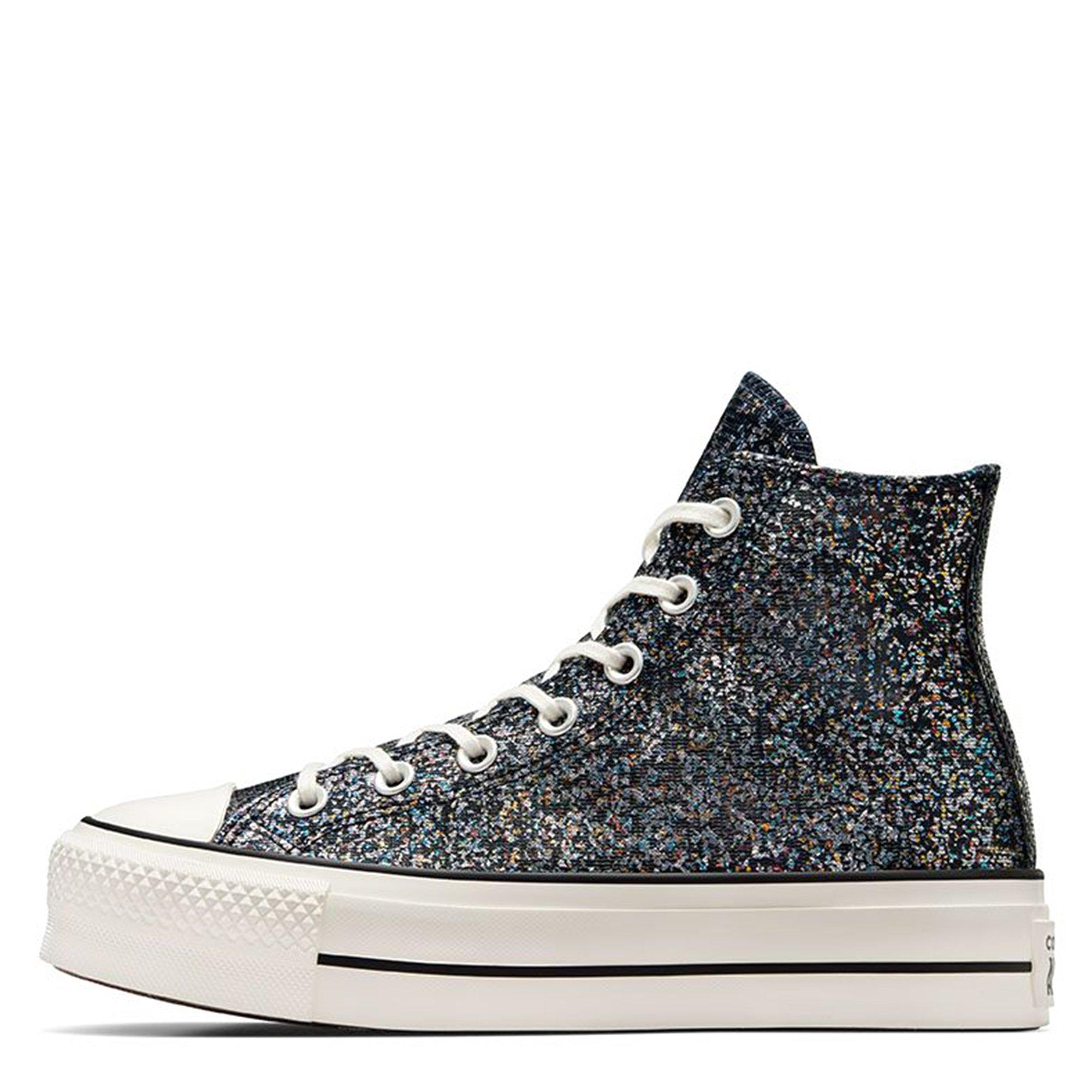 ShinefettiBlack - Converse - CTAS Lift Platform Glitter - 2