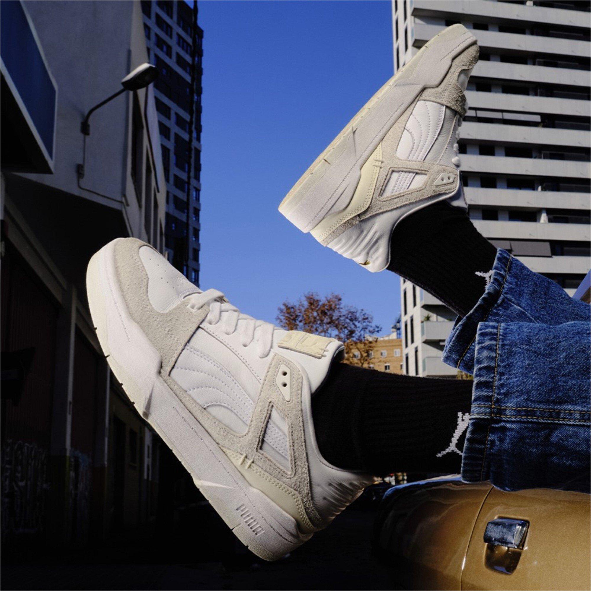 Puma White - Puma - Unisex Adults Slipstream Premium Low-Top Trainers - 7