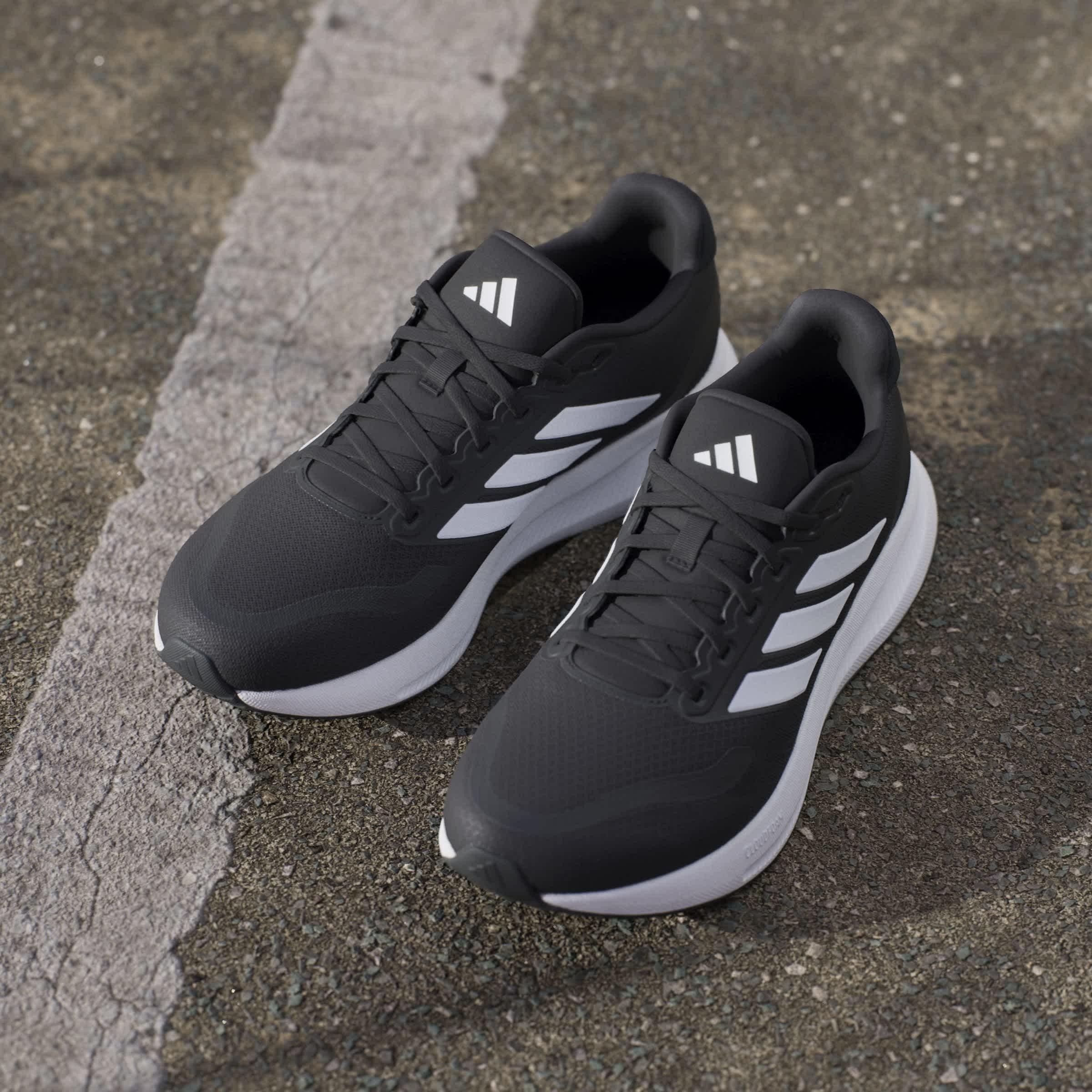 Black/White - adidas - Run Falcon 5 Trainers Mens - 12