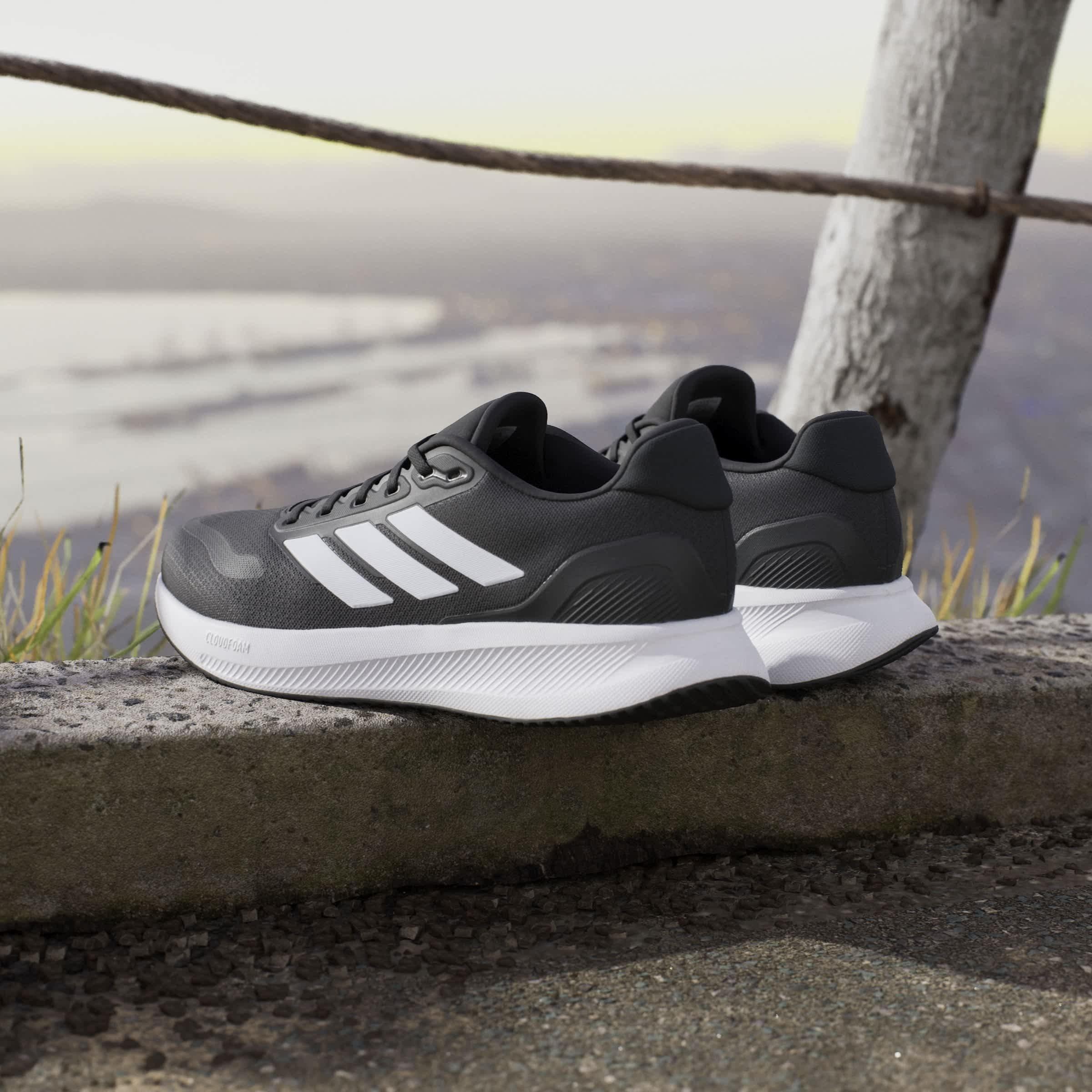 Black/White - adidas - Run Falcon 5 Trainers Mens - 13