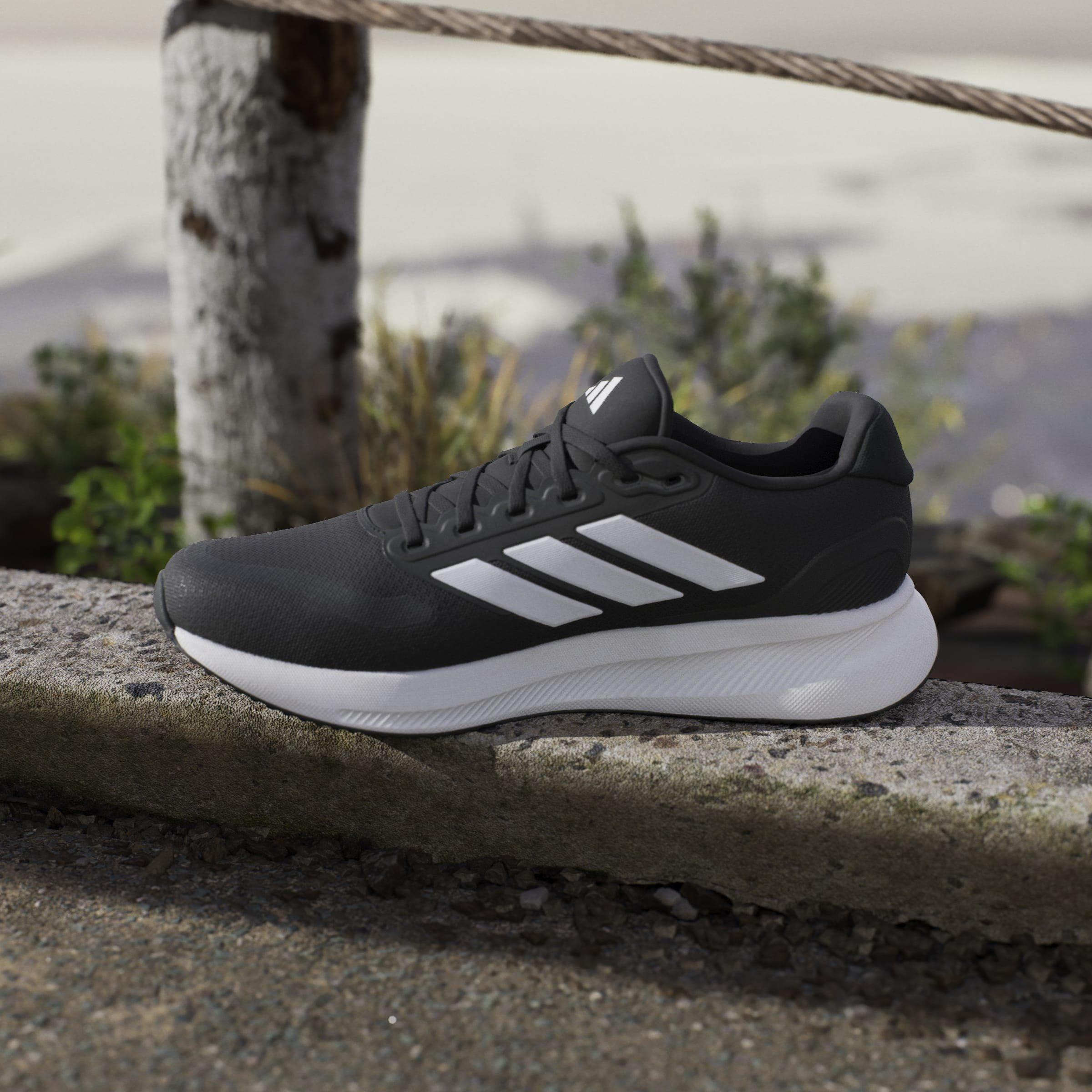 Black/White - adidas - Run Falcon 5 Trainers Mens - 14