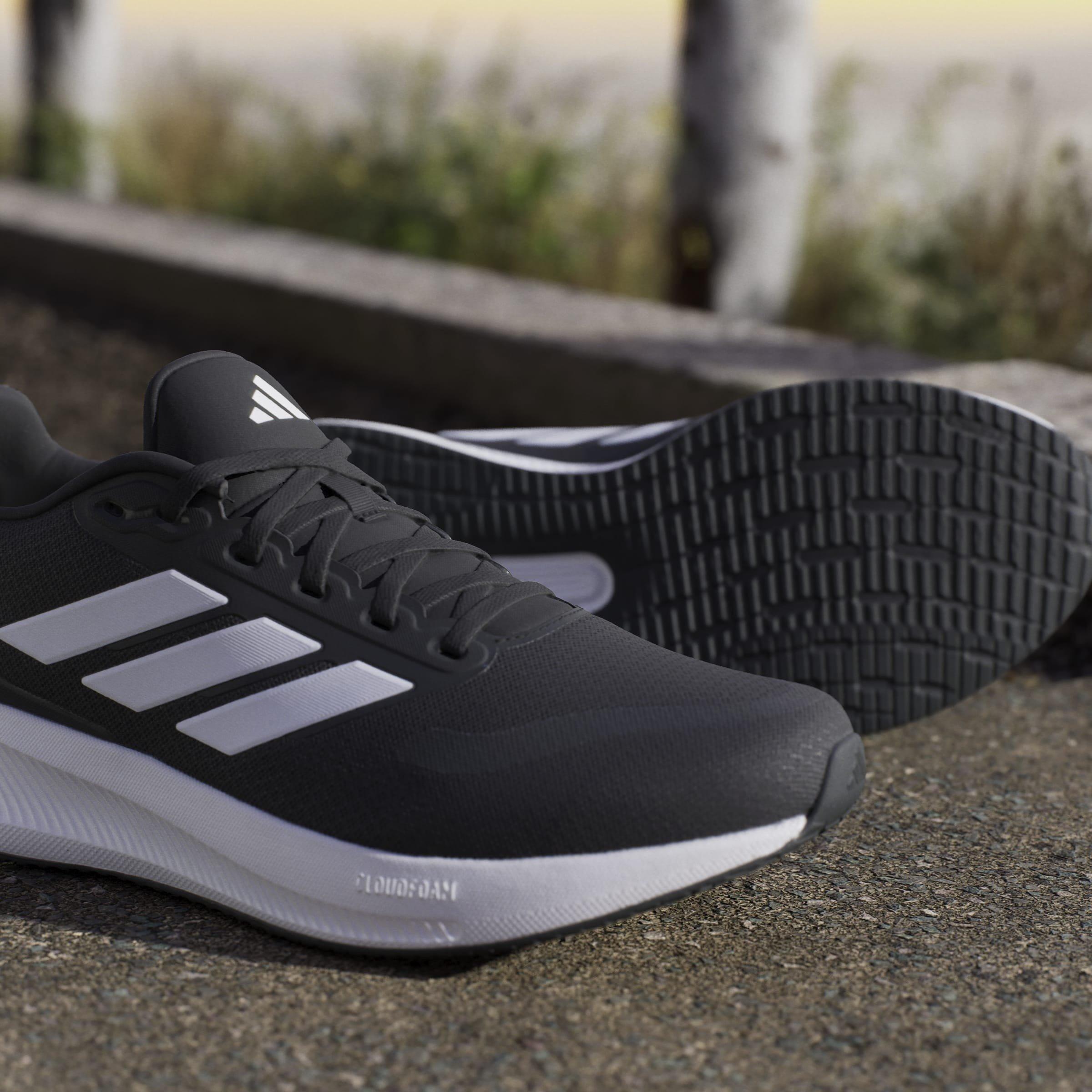 Black/White - adidas - Run Falcon 5 Trainers Mens - 16