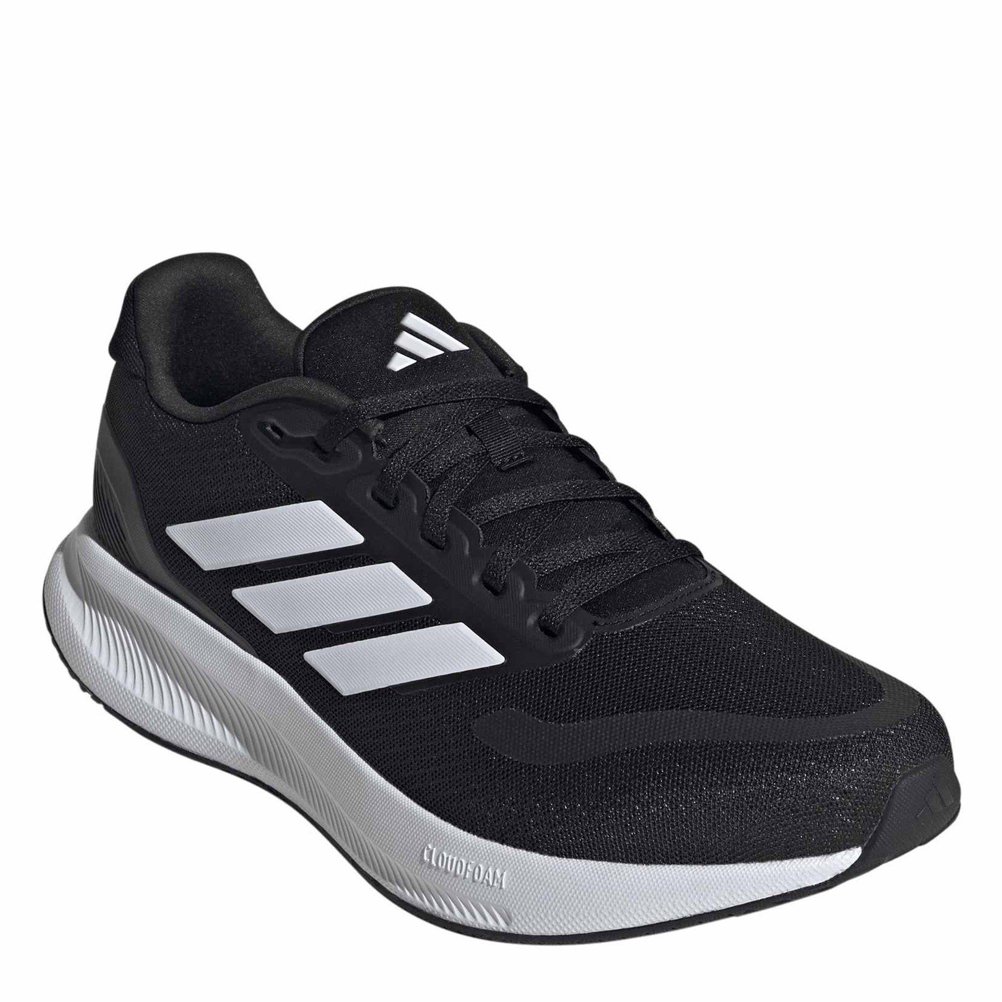 Black/White - adidas - Run Falcon 5 Trainers Mens - 3