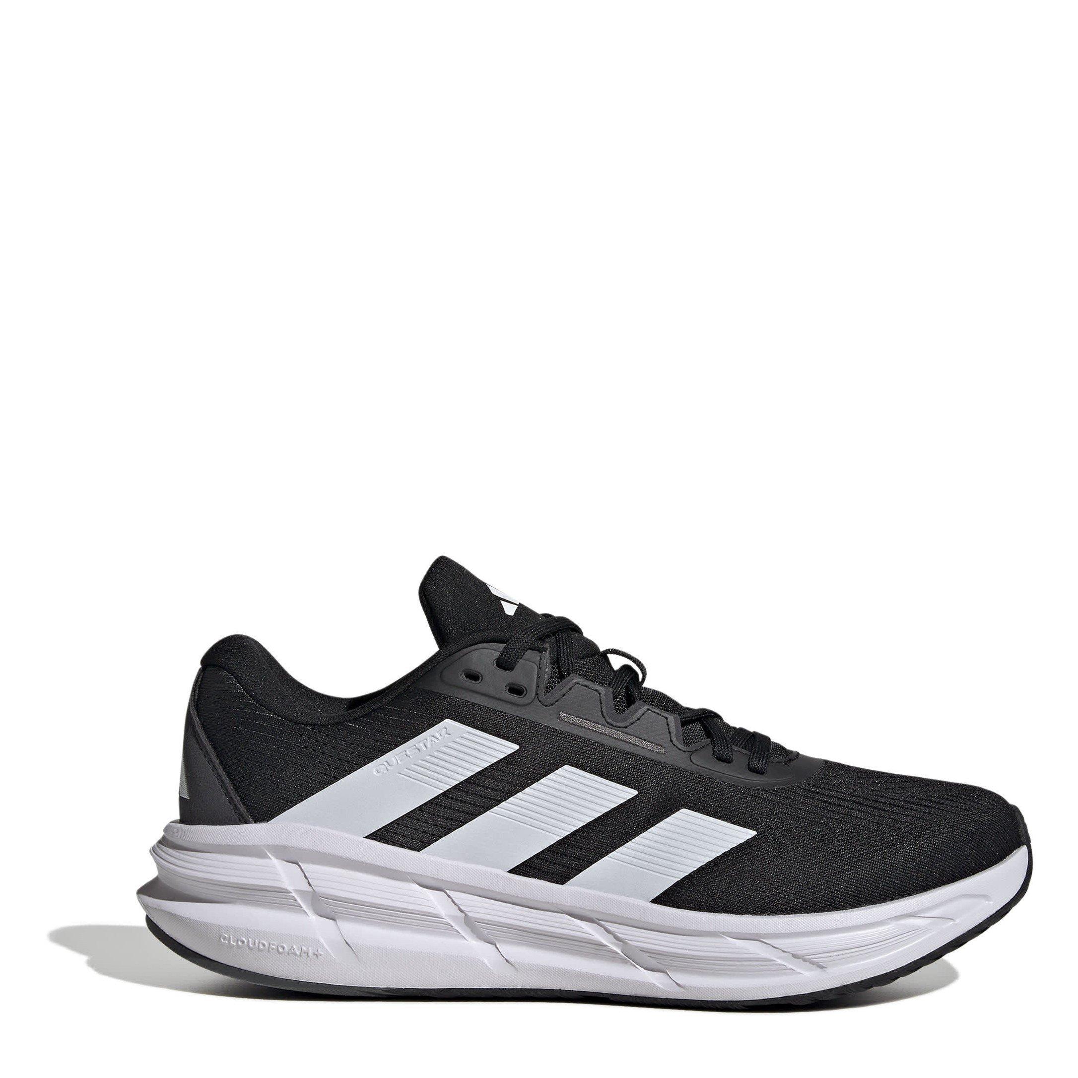 Adidas Men's Questar 3 Running Shoes - Black/White - 8.5 (42.7)
