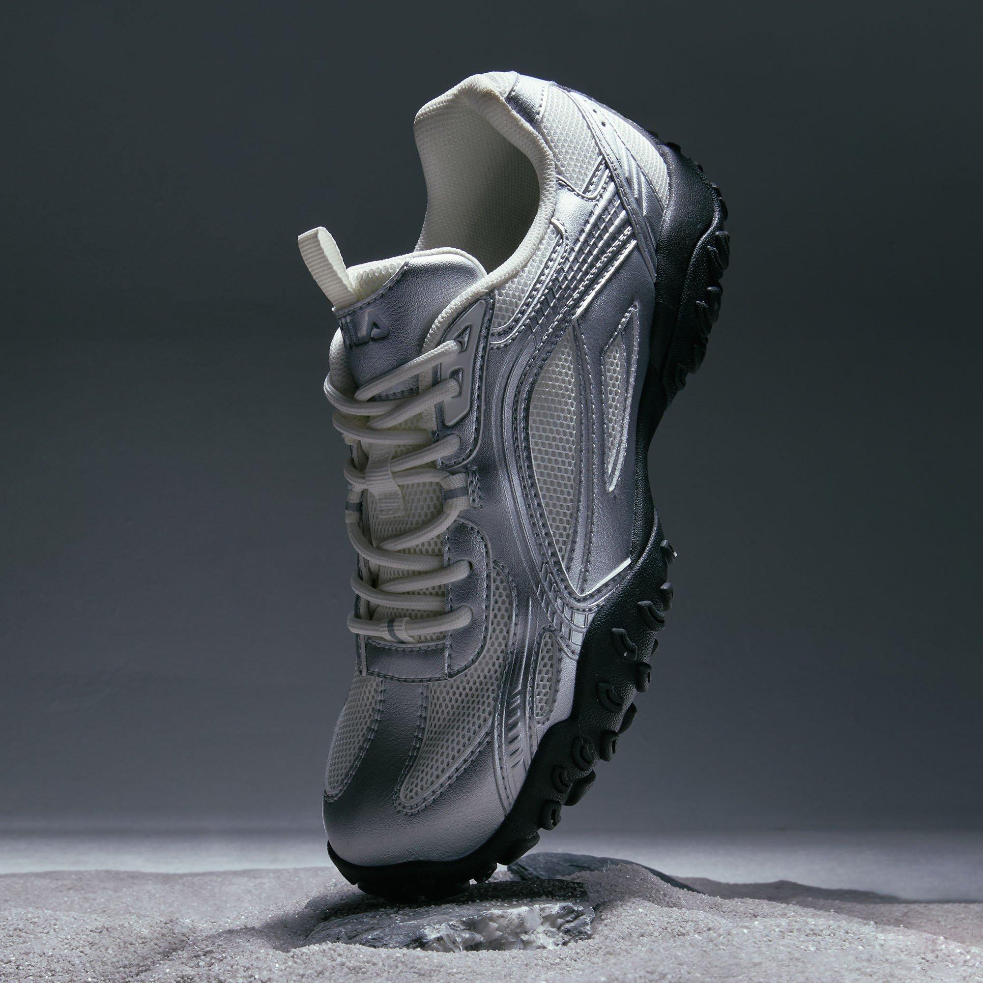 Grey/Wht/Wht - Fila - Echappe Silver Moon Shoes - 7