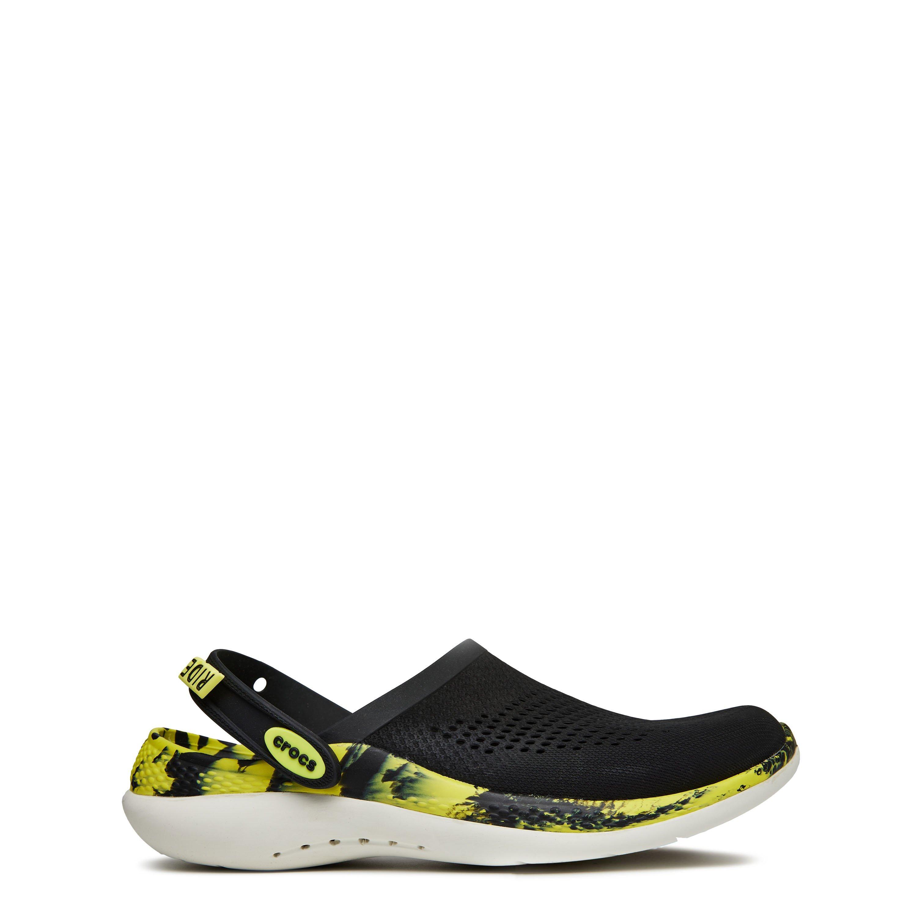 Schwarz/Zitrusfrucht - Crocs - Men's LiteRide Low-Top Trainers - 1