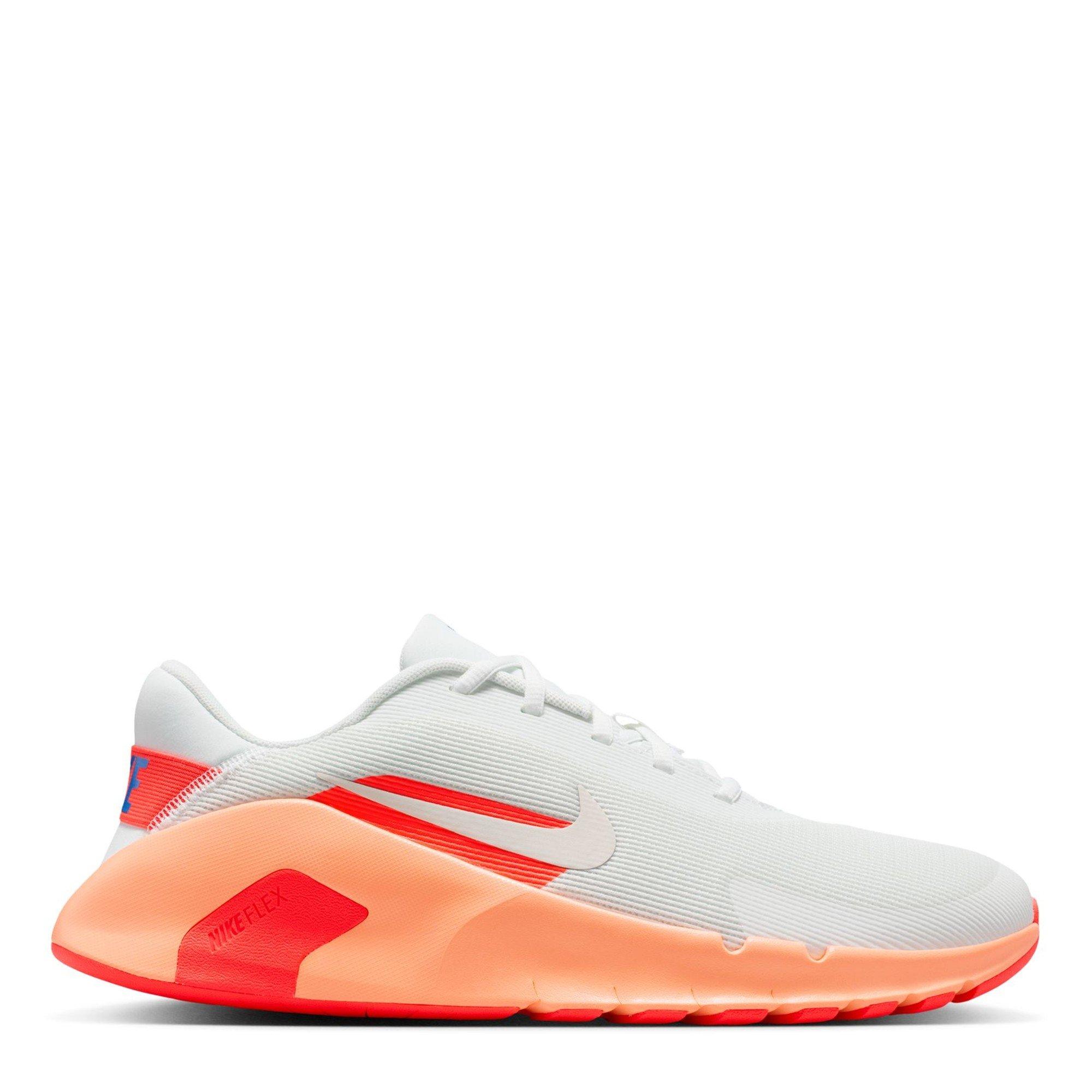 Nike Men's Training Shoes - Wht/Orange - 8 (42.5)