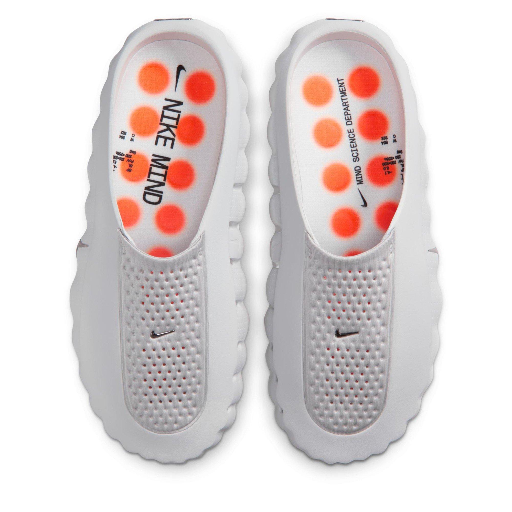 Grey/Chrome - Nike - Mind 001 Mens Pregame Mules - 4