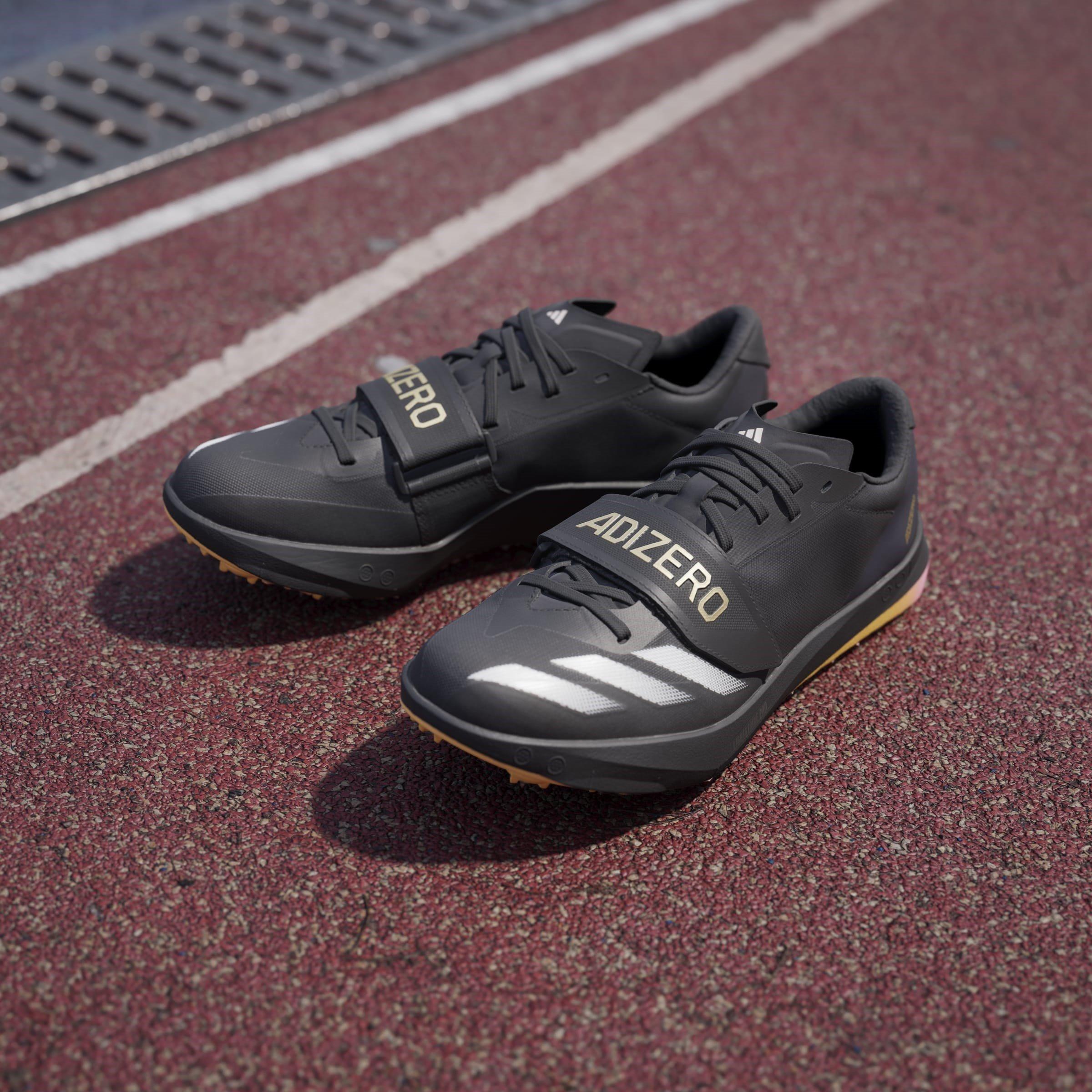 Blk/Met/Sprk - adidas - Adizero TJ/PV Track and Field Shoes Mens - 12