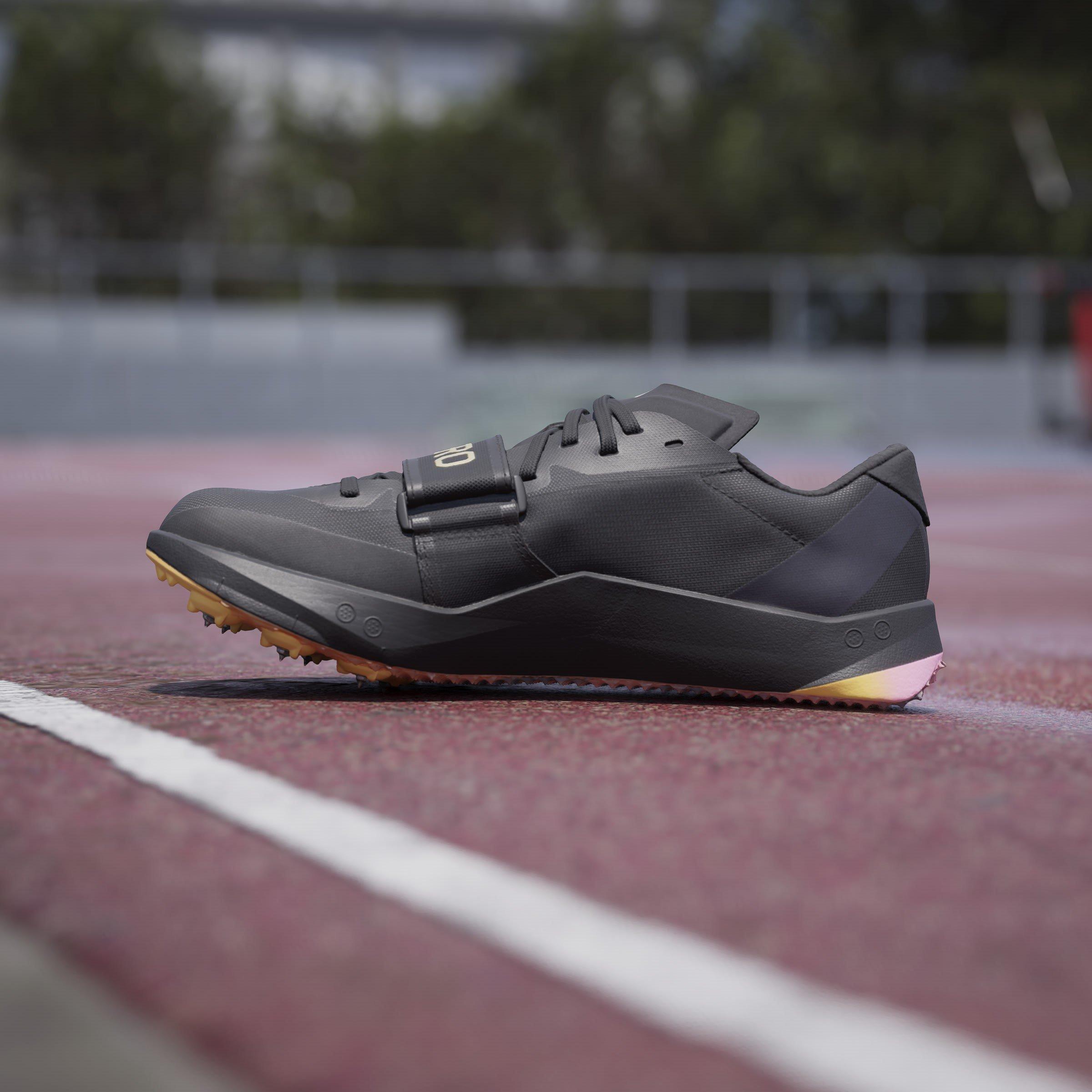 Blk/Met/Sprk - adidas - Adizero TJ/PV Track and Field Shoes Mens - 14