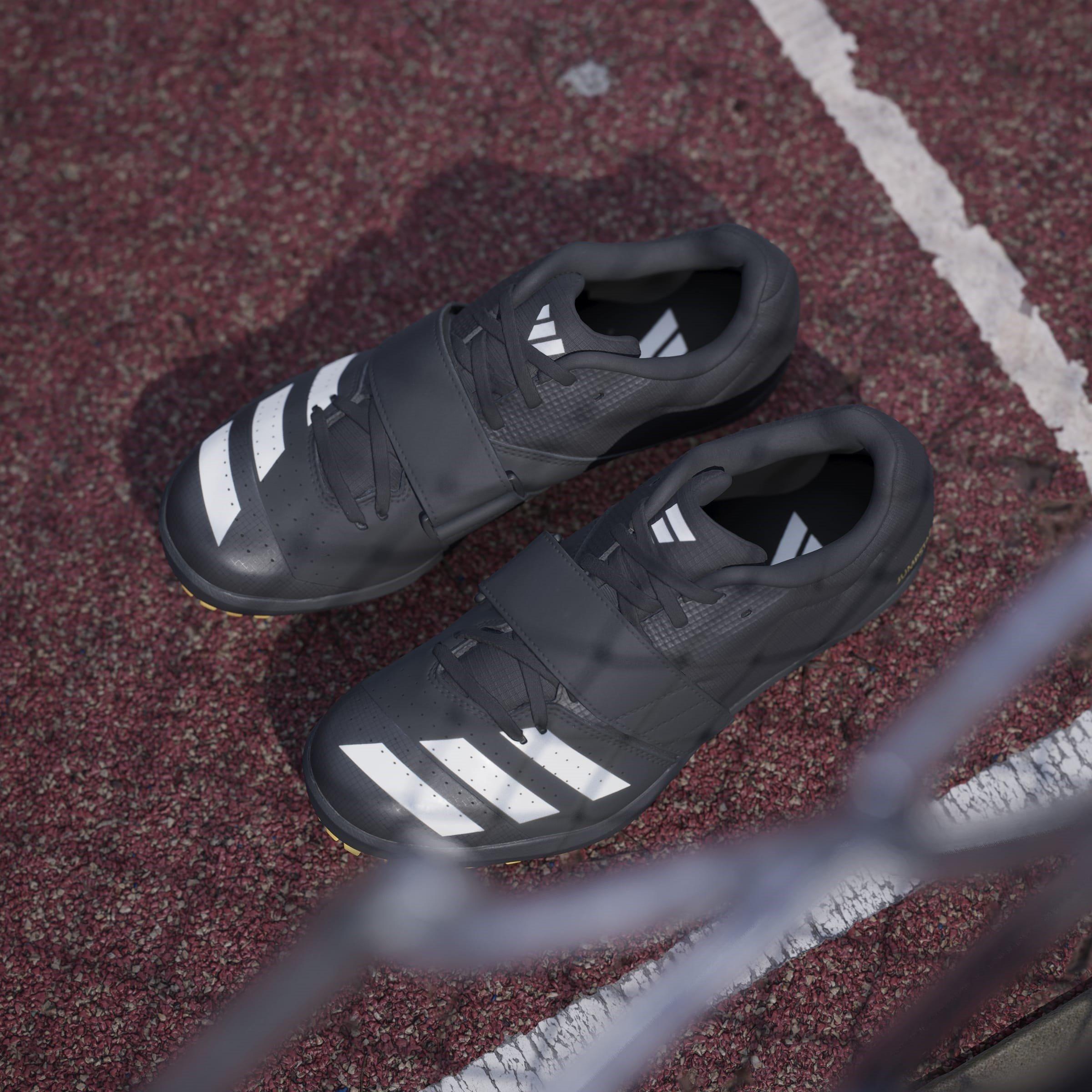 Blk/Met/Sprk - adidas - Jumpstar training shoes Mens - 16