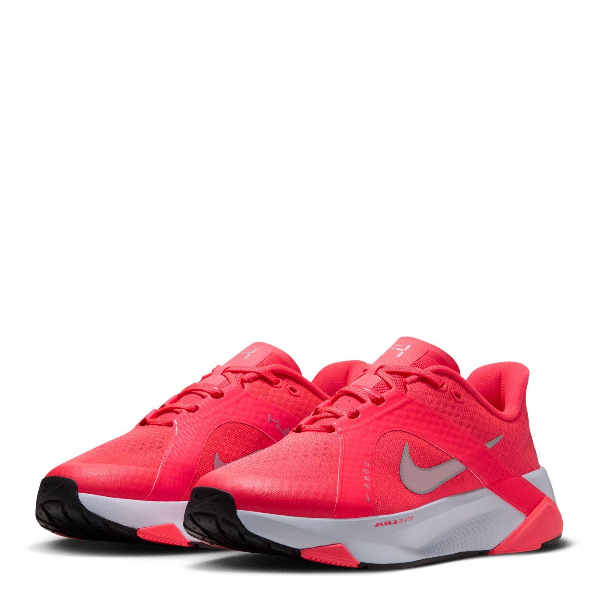 Crimson/Silver - Nike - Nike Hybrid RN Mens Training Shoes - 5