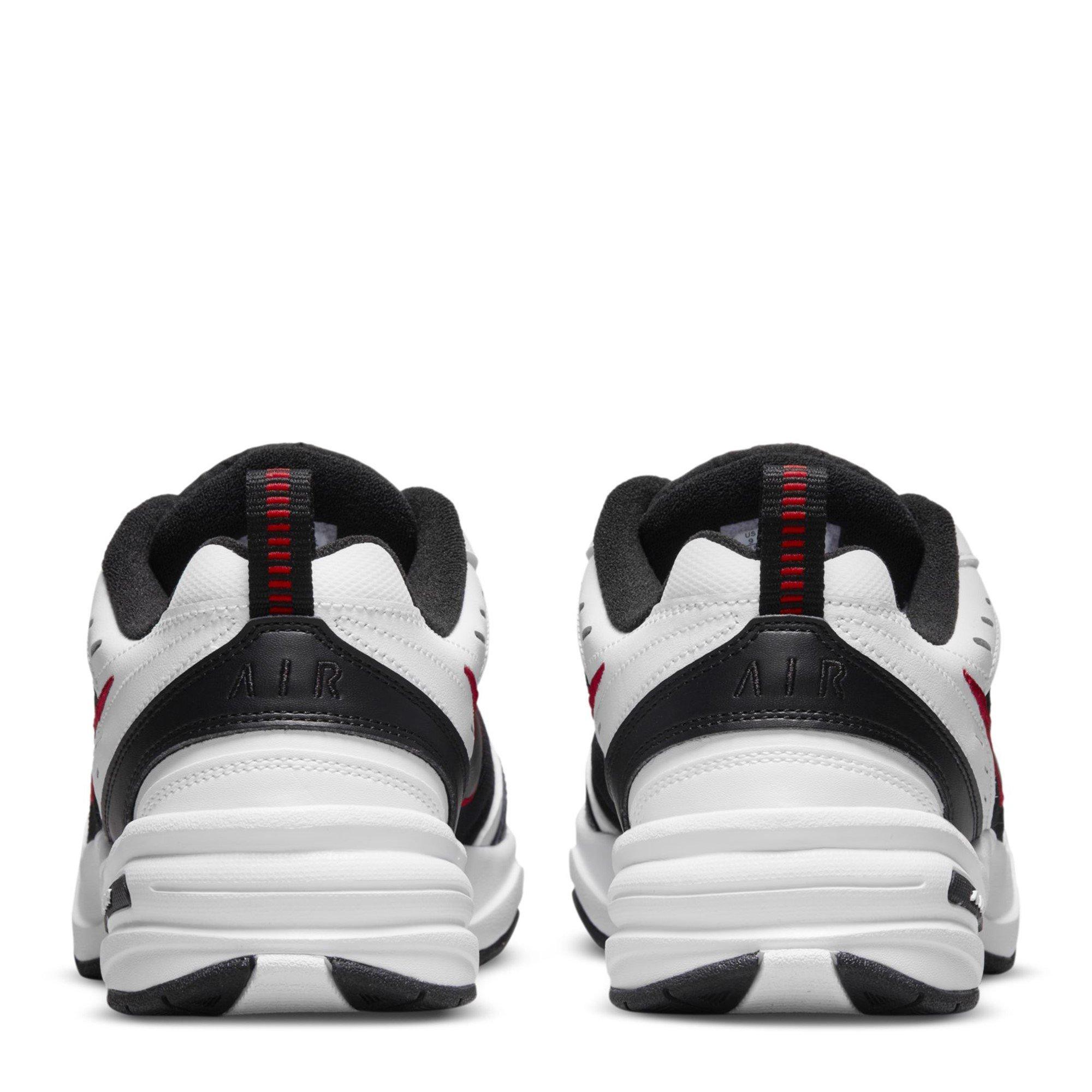 White/Black - Nike - Air Monarch IV Mens Workout Shoes - 6