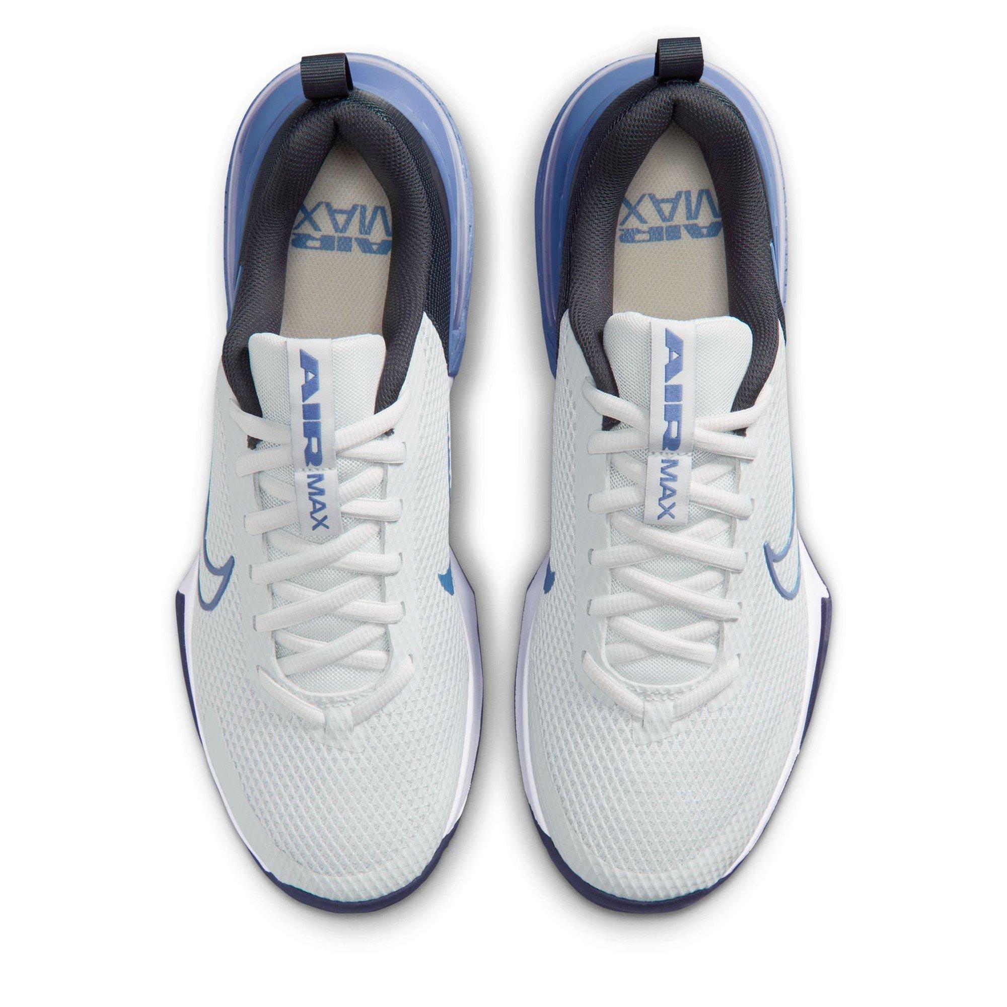 Wht/Indigo-Blk - Nike - Men's Air Max Alpha Trainer 6 Training Shoes - 6
