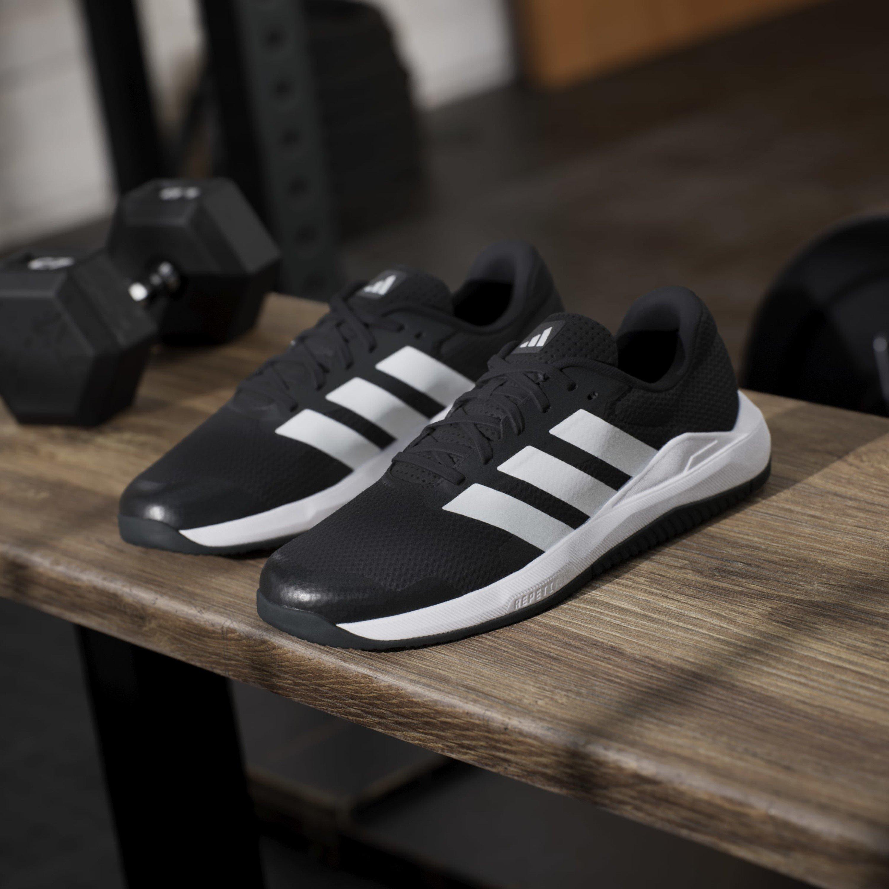 CBlack/Wht/Red - adidas - Dropset Train Mens Shoes - 12