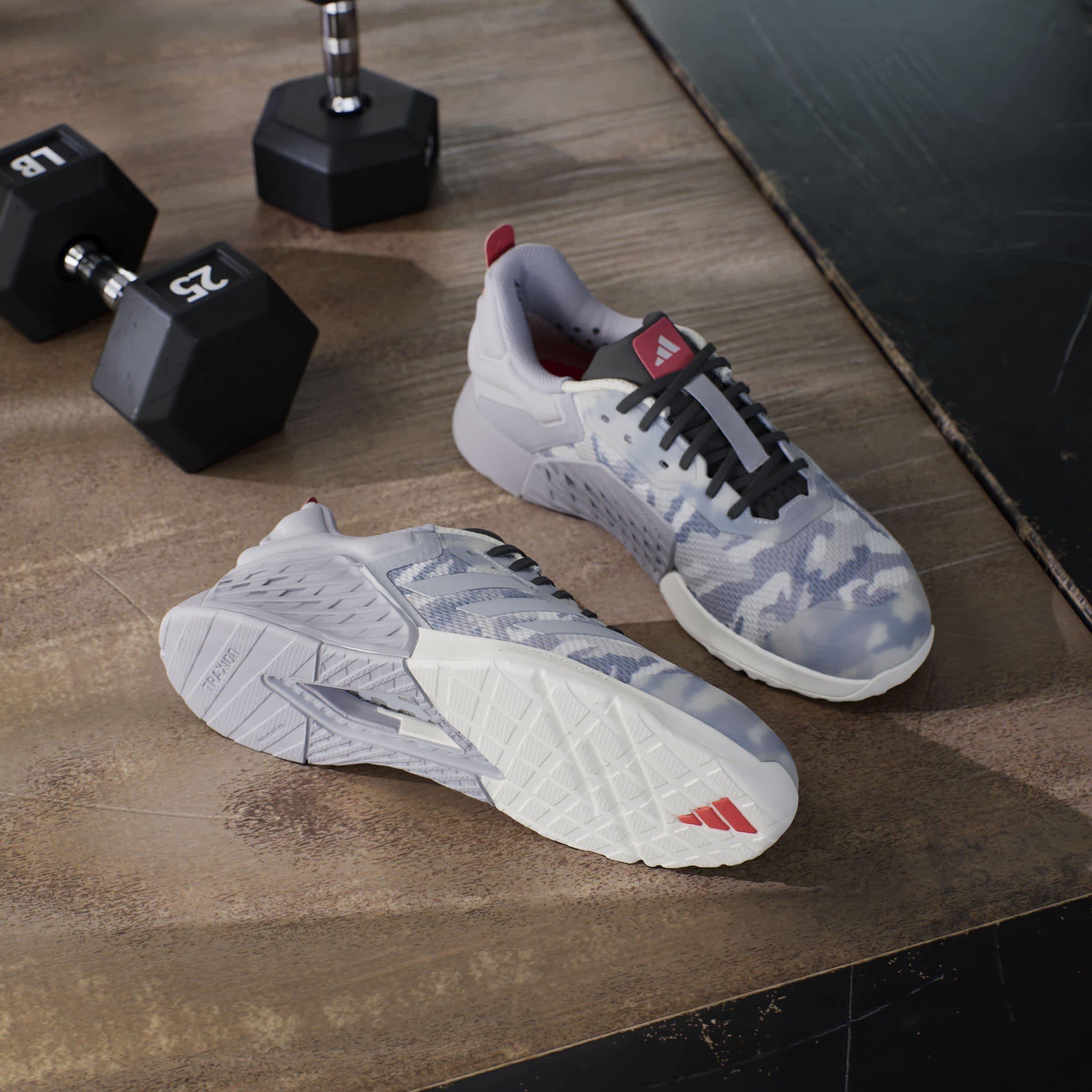 Kreda Bijela/Glo - adidas - Dropset 3 Gfx Trainer Training Shoes Mens - 11