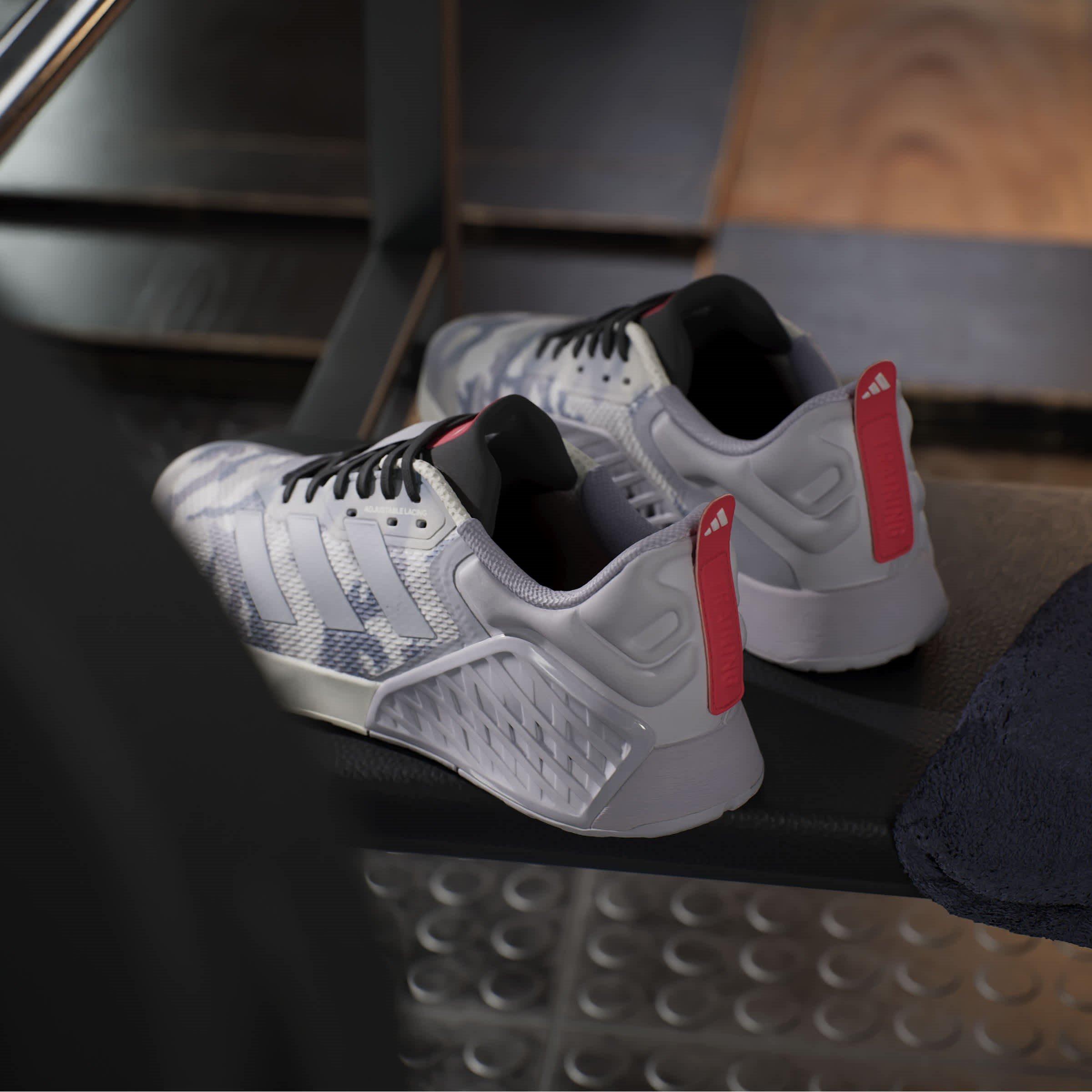 Kreda Bijela/Glo - adidas - Dropset 3 Gfx Trainer Training Shoes Mens - 13