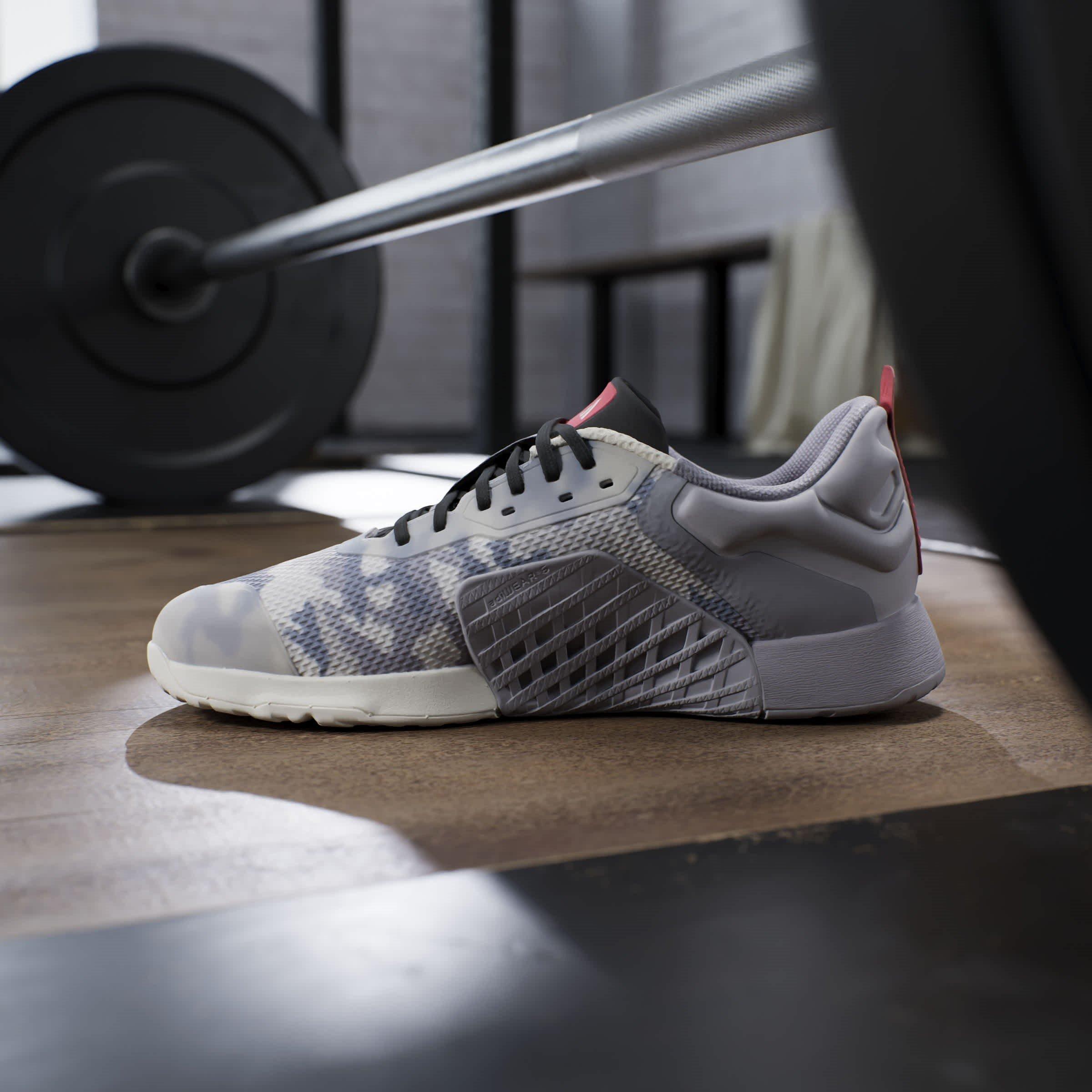 Kreda Bijela/Glo - adidas - Dropset 3 Gfx Trainer Training Shoes Mens - 14