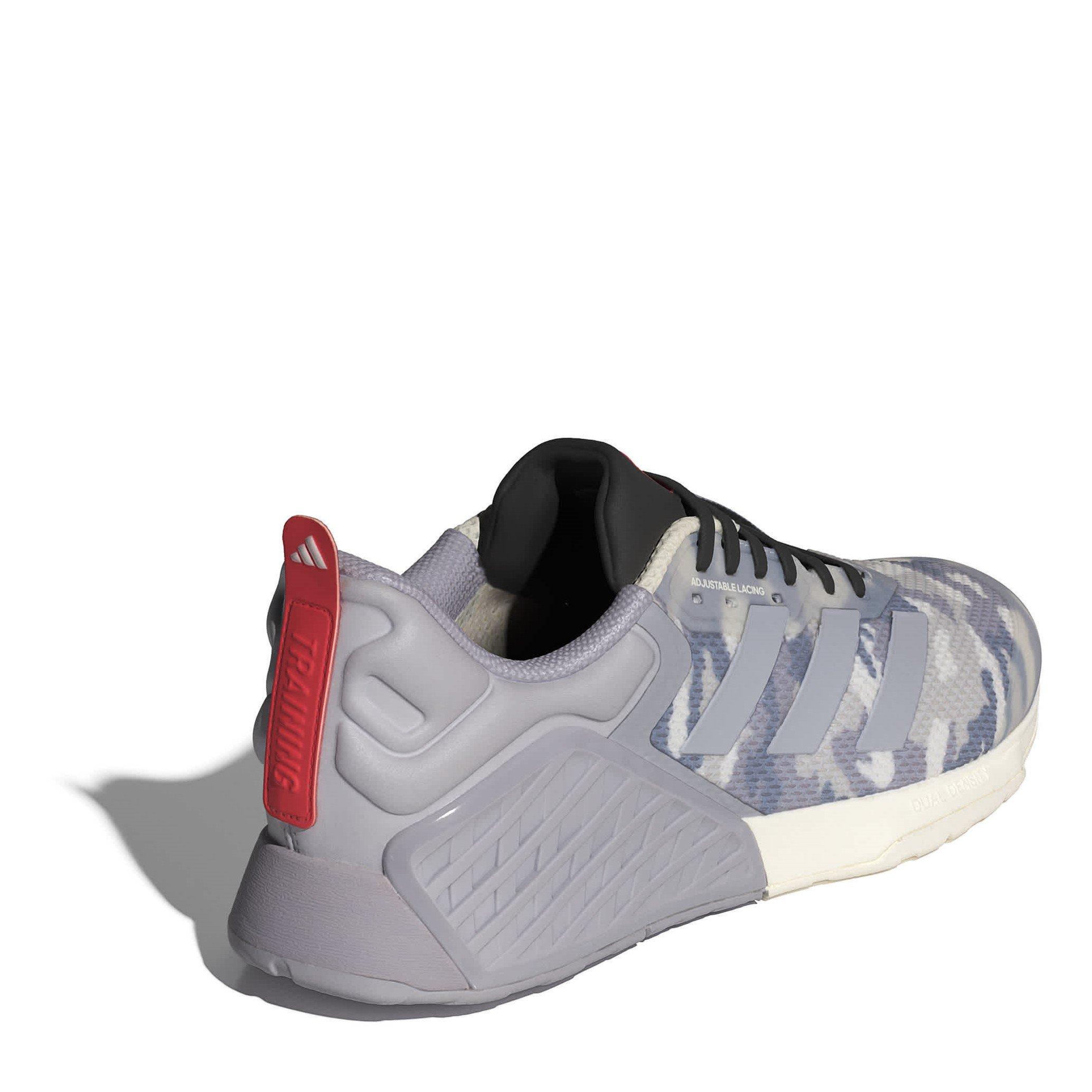 Kreda Bijela/Glo - adidas - Dropset 3 Gfx Trainer Training Shoes Mens - 4